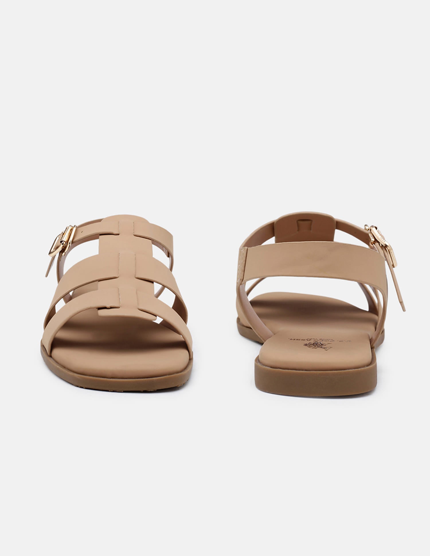 Edrien Buckle Sandals Tan - U.S. Polo Assn. India | Large
