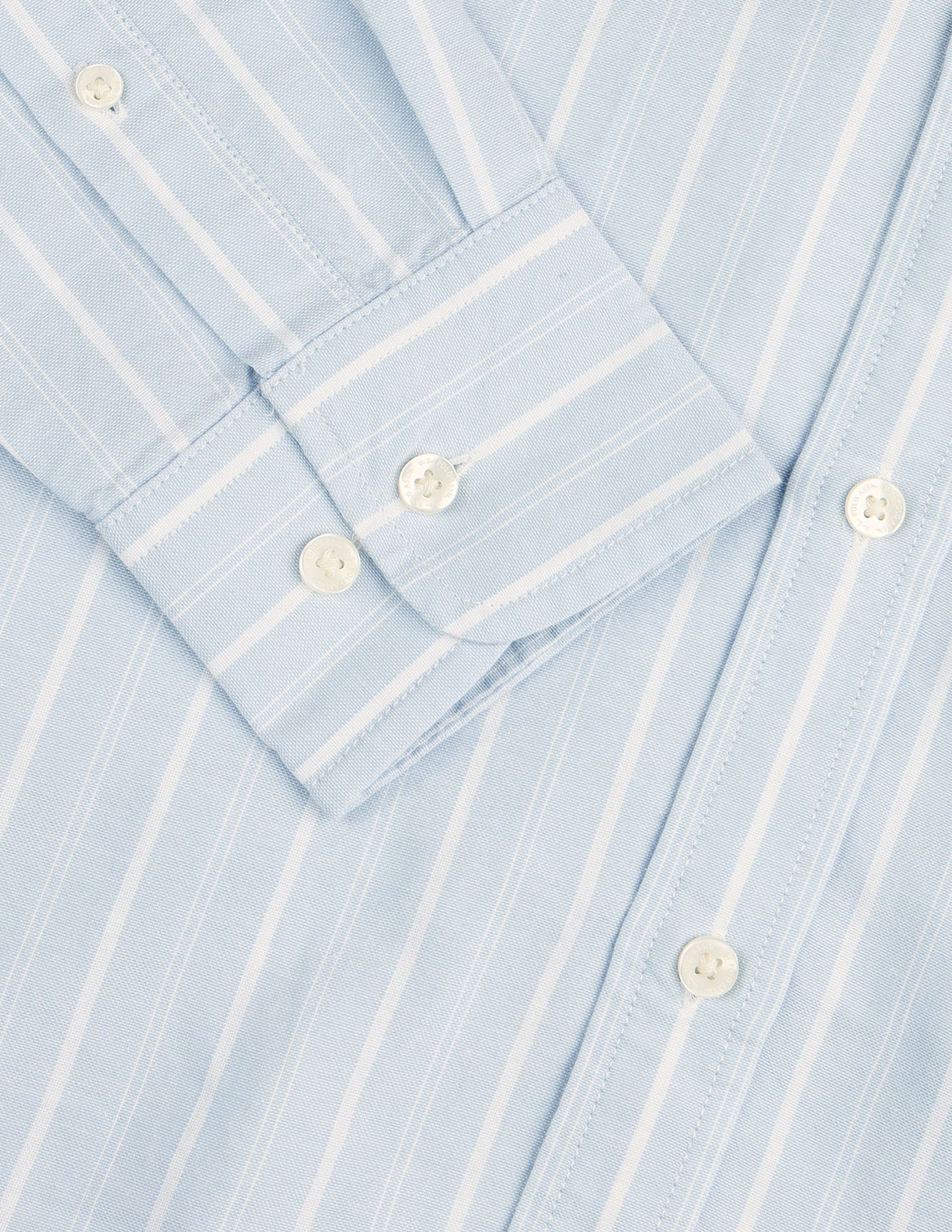 Vertical Striped Oxford Shirt Light Blue - U.S. Polo Assn. India | Large