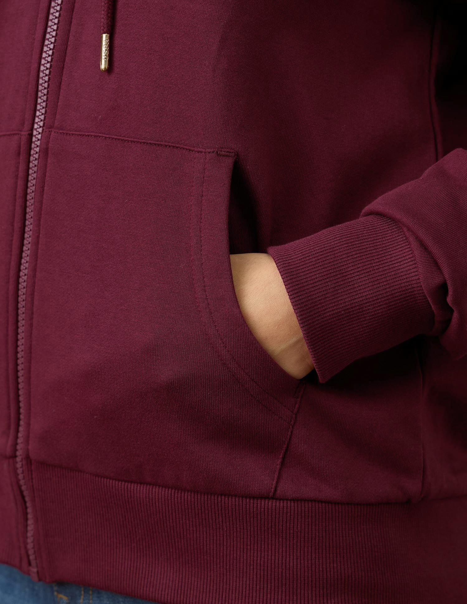 Regular Fit Solid Sweatshirt Red - U.S. POLO ASSN. | Large