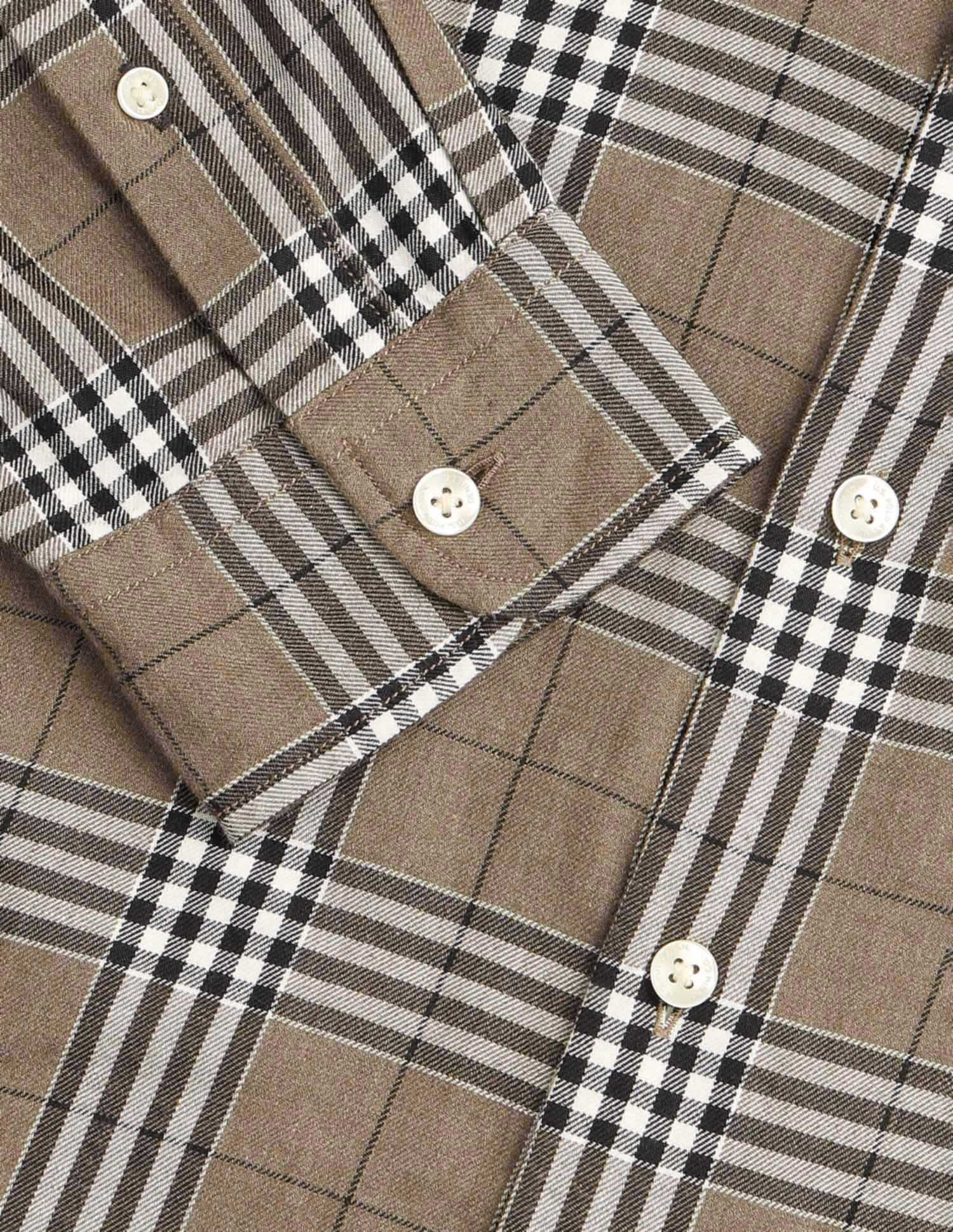 Regular Fit Tartan Checked Shirt Brown - U.S. POLO ASSN. | Large