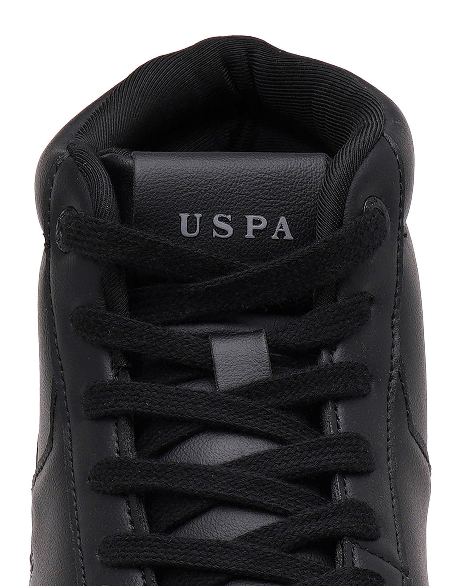 Men Rentso 2.0 Black Retro Mid Top  Sneakers Black - U.S. Polo Assn. India | Large