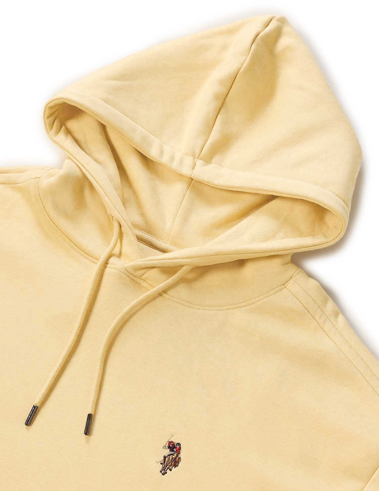 Relaxed Fit Solid Sweatshirt Medium Yellow - U.S. POLO ASSN. | Large