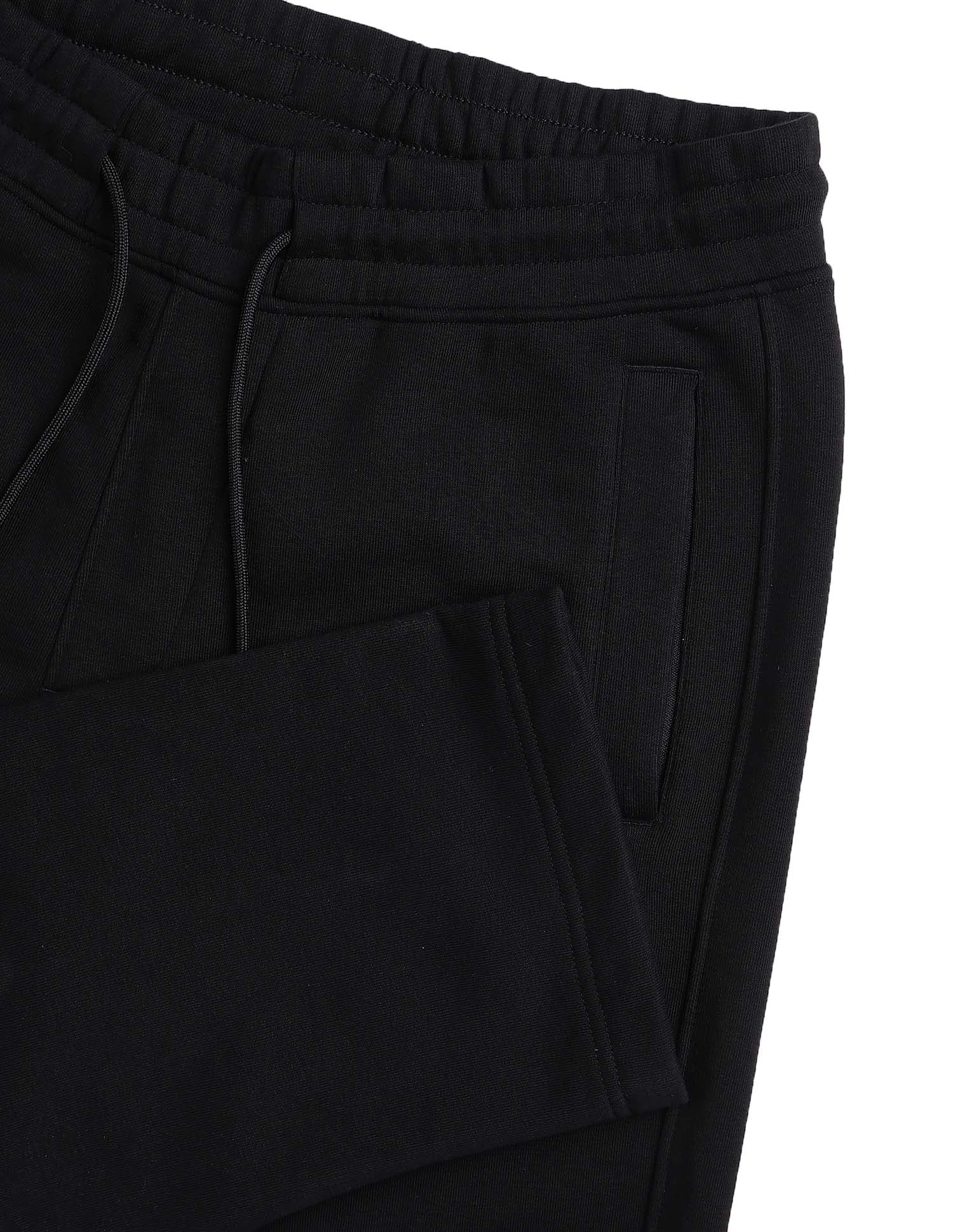 Mid Rise Fleece OR007 Lounge Pants - Pack Of 1 Black - U.S. POLO ASSN. | Large