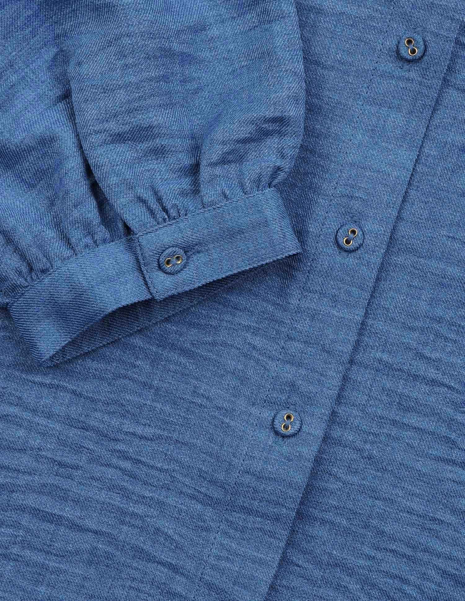 Regular Fit Solid Shirt Blue - U.S. POLO ASSN. | Large