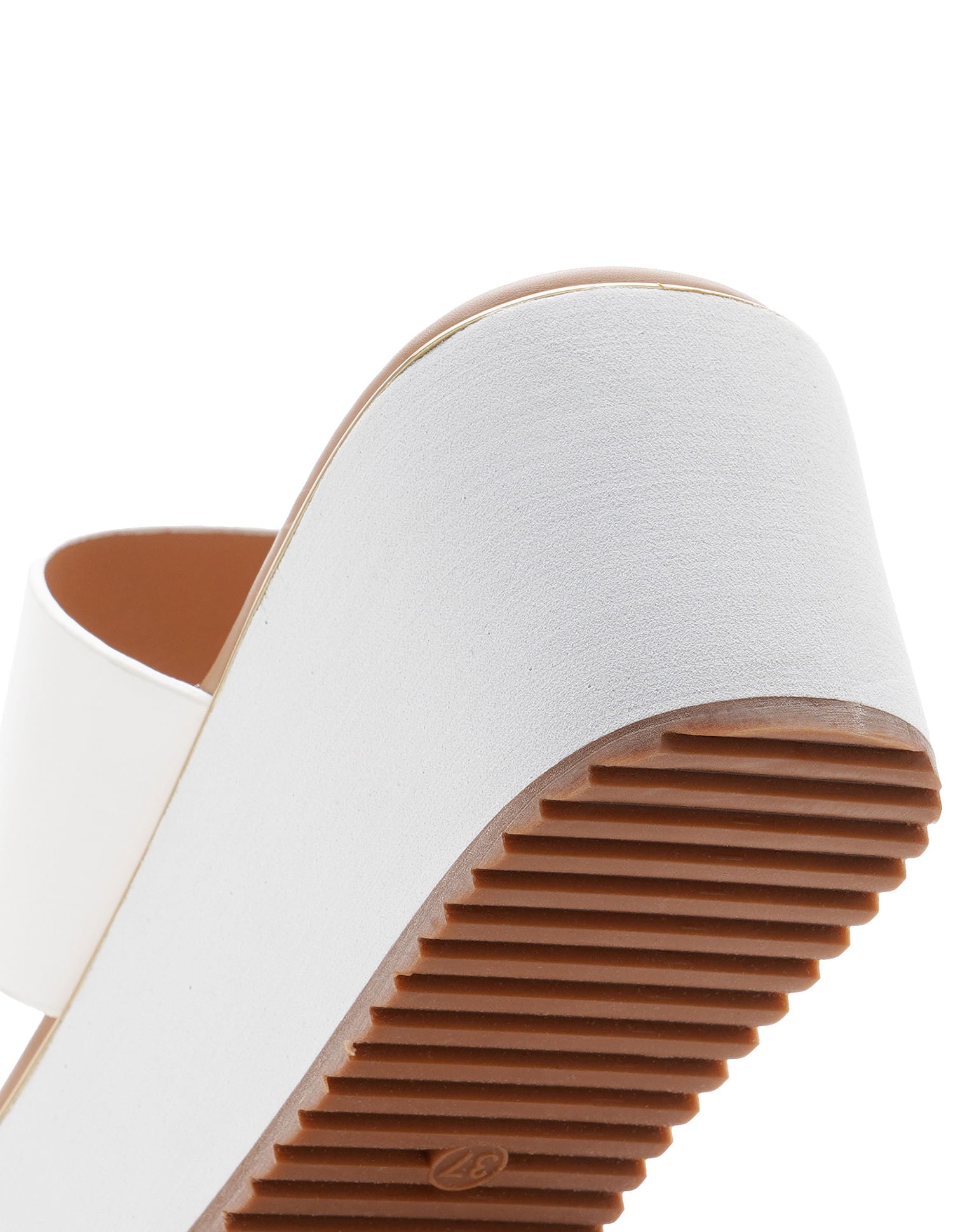 Toe Separator Alessia Wedge Sandals White - U.S. Polo Assn. India | Large
