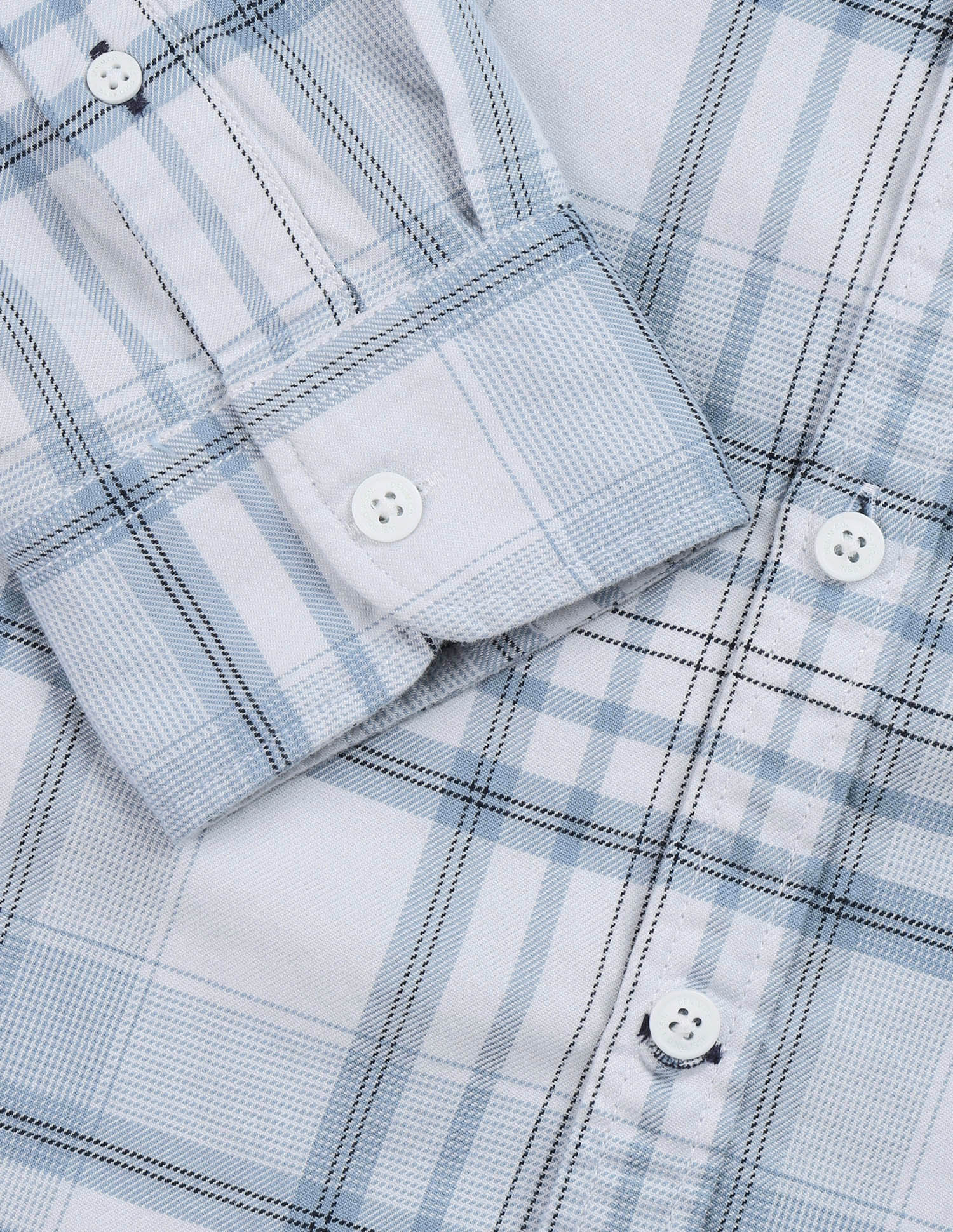 Twill Tartan Checked Shirt Blue - U.S. Polo Assn. India | Large