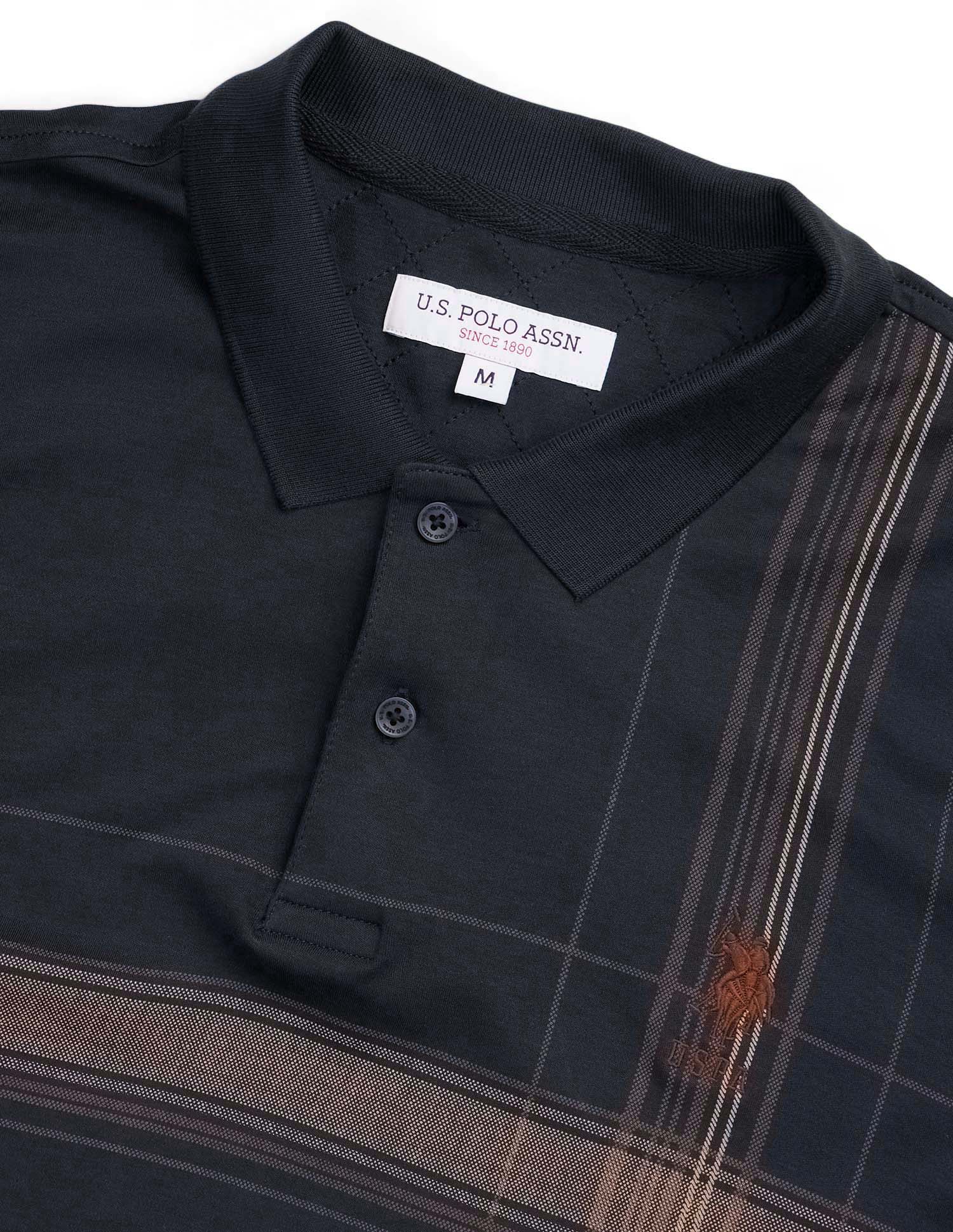 Checked Regular Fit Polo Shirt Navy - U.S. POLO ASSN. | Large