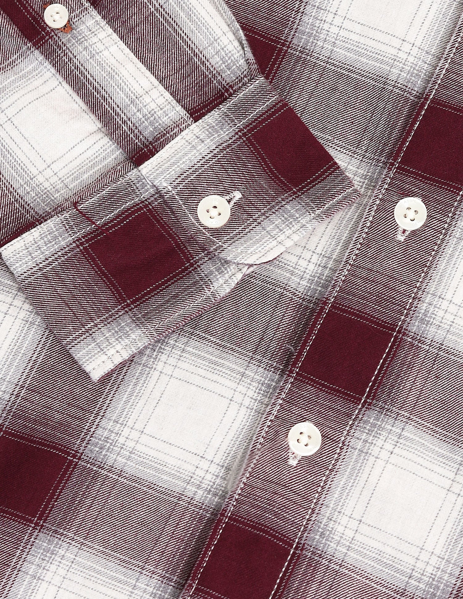 Tartan Check Regular Fit Shirt Maroon - U.S. Polo Assn. India | Large