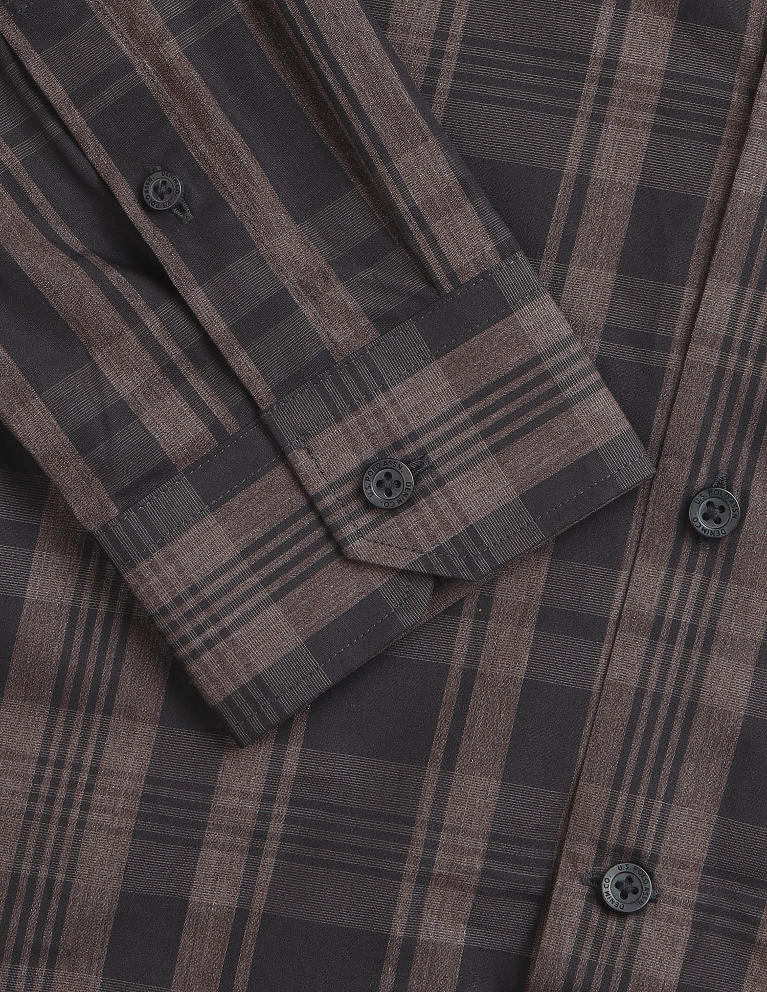 Tartan Checked Regular Fit Shirt Wine - U.S. Polo Assn. India | Large