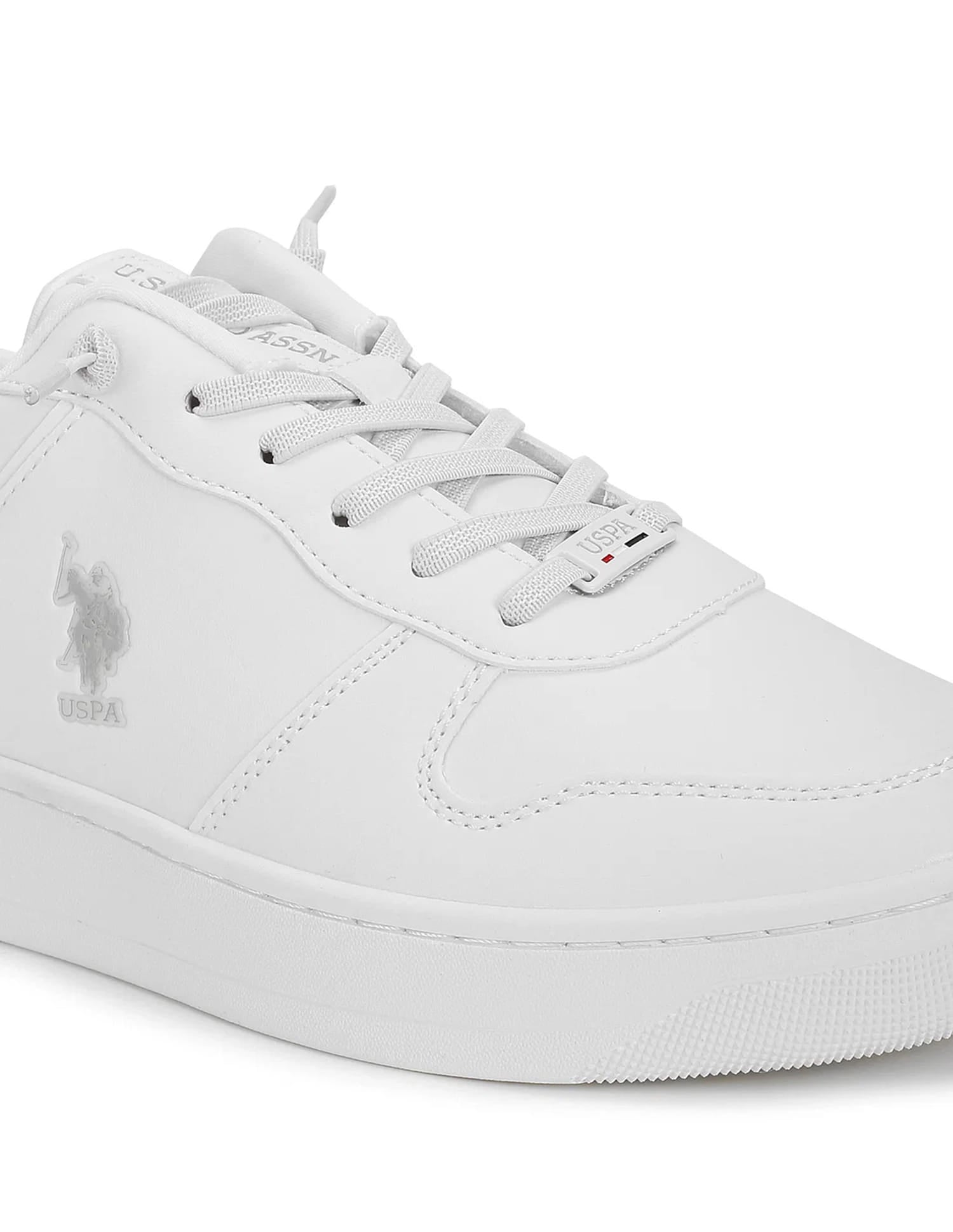 Men Jaxon 2.0 Off White Retro Court Sneakers Off White - U.S. Polo Assn. India | Large