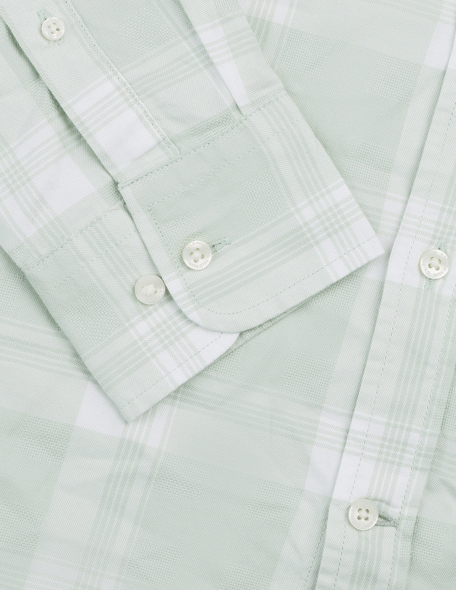 Plaid Tailored Fit Shirt Green - U.S. Polo Assn. India | Large