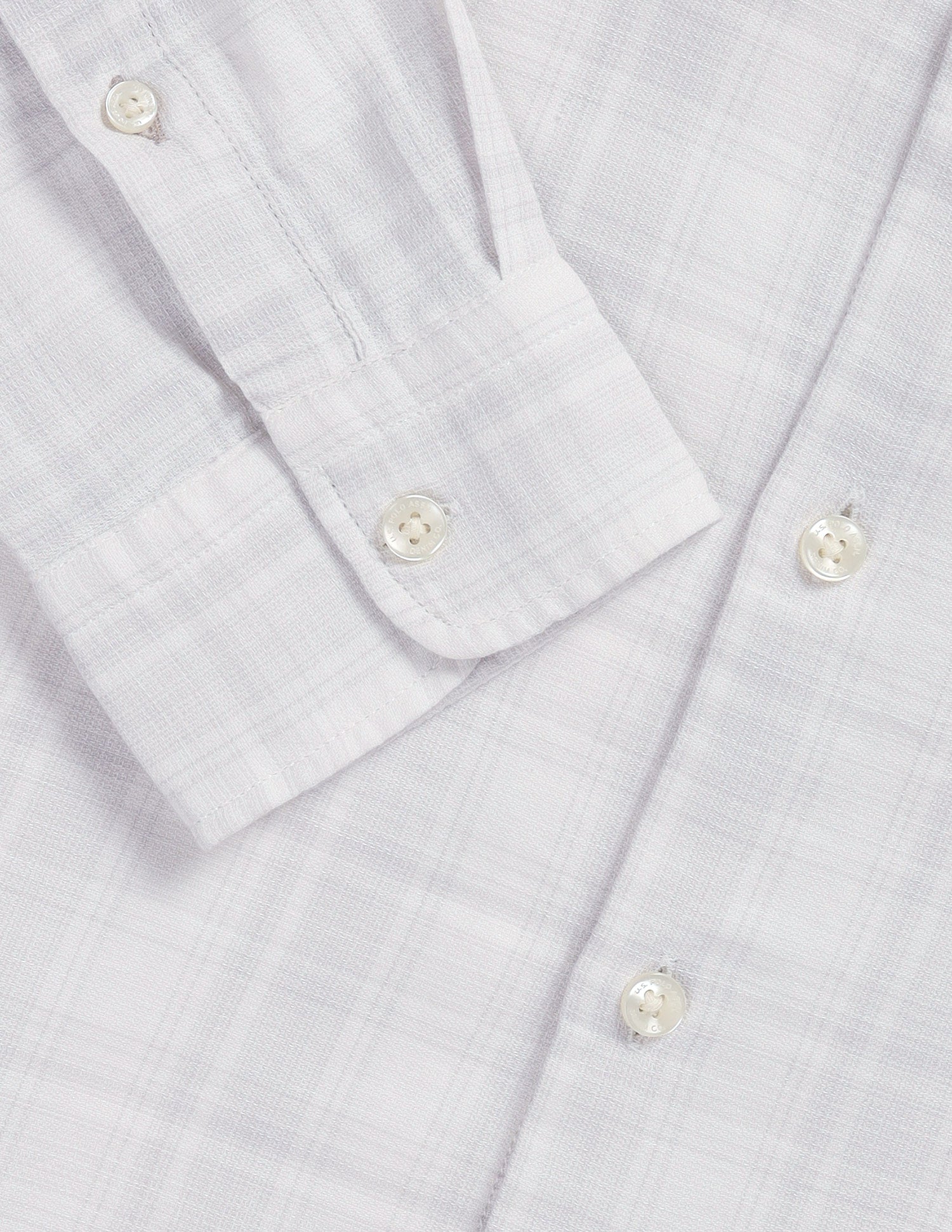 Tartan Checked Dobby Shirt Ecru - U.S. Polo Assn. India | Large