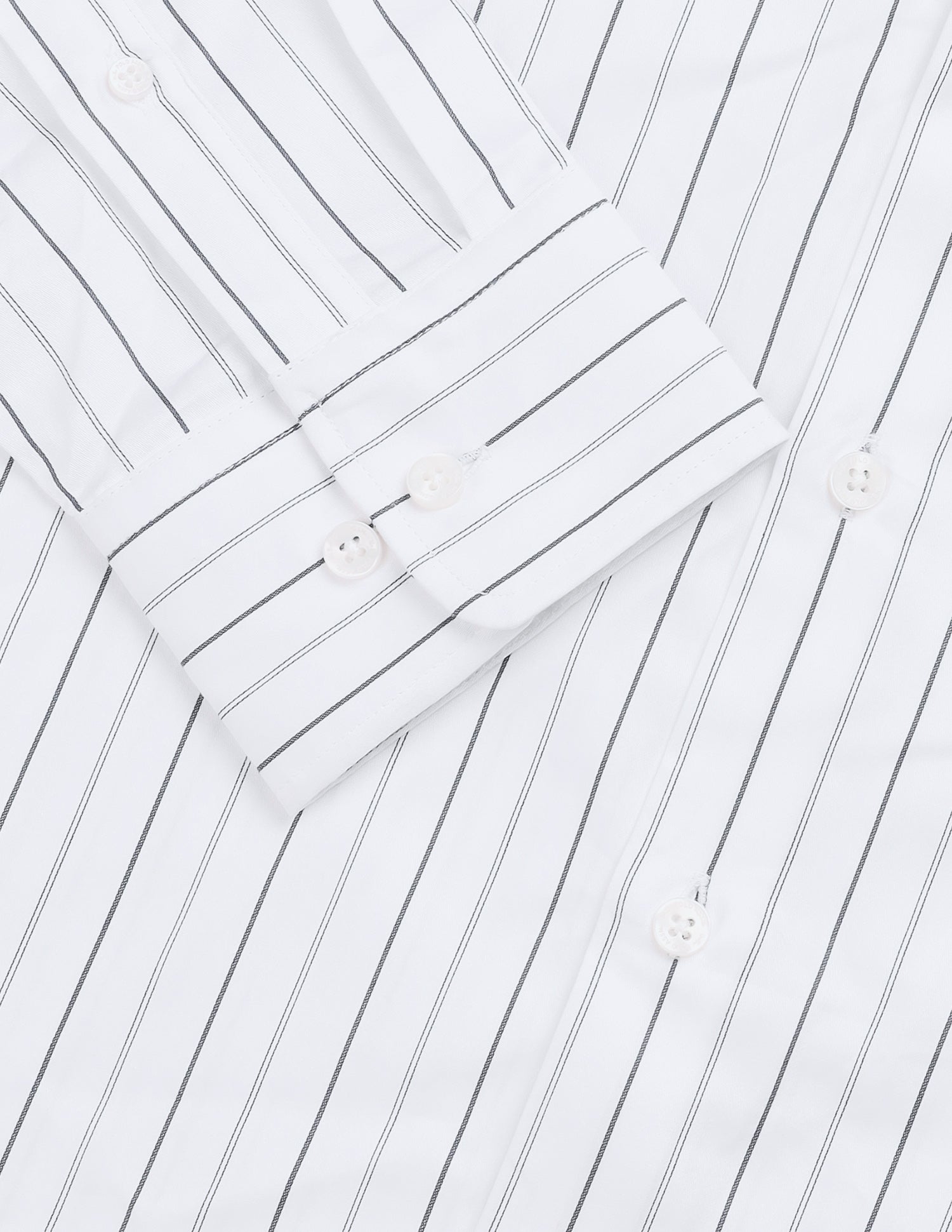 Satin Vertical Striped Shirt White - U.S. Polo Assn. India | Large