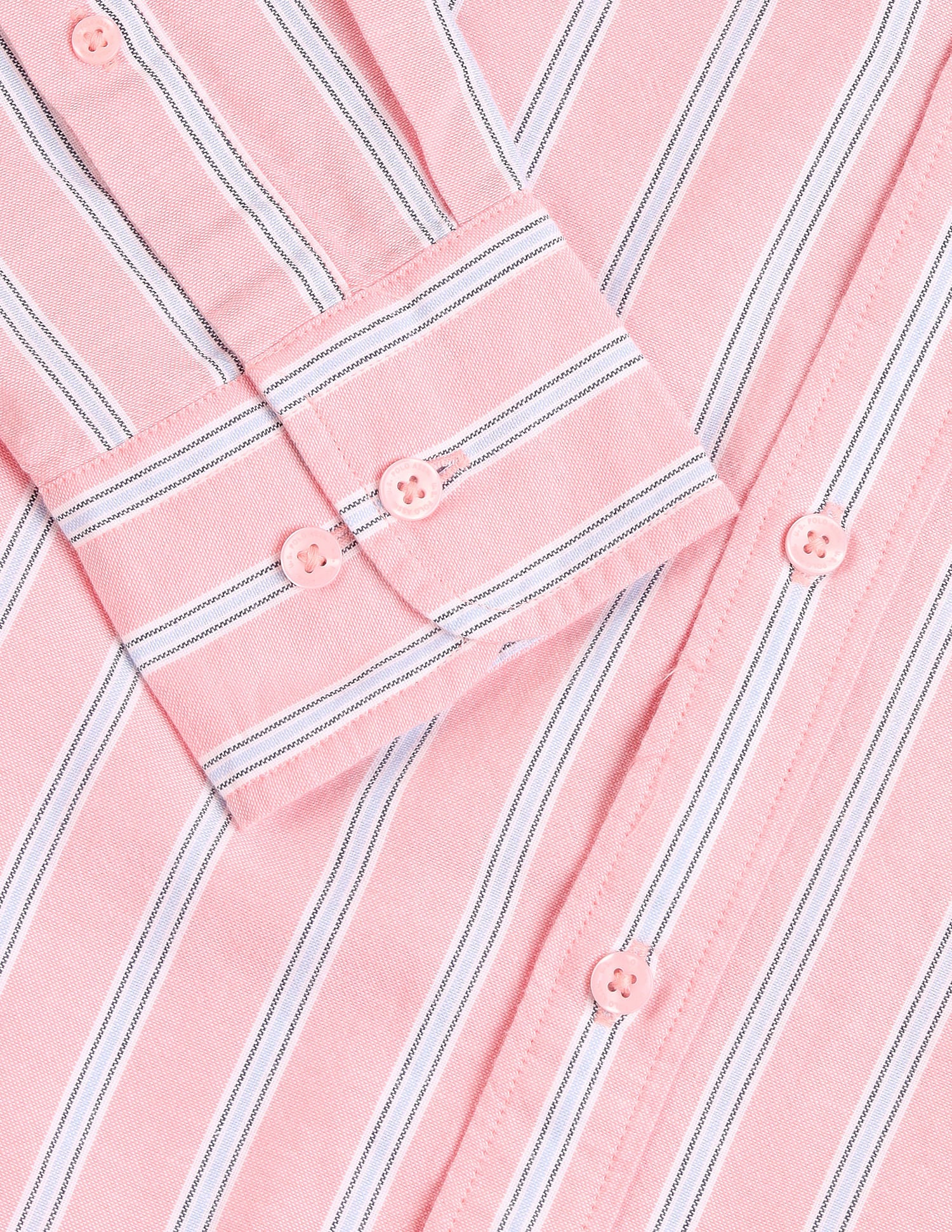 Tailored Fit Striped Shirt Peach - U.S. Polo Assn. India | Large