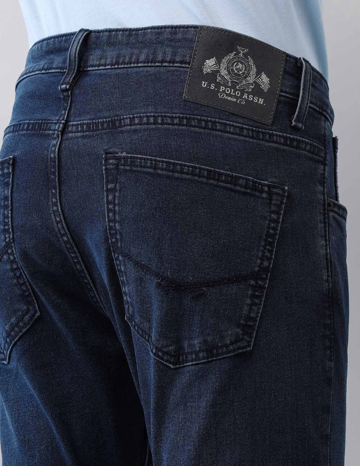 Henry Tapered Fit Blue Jeans Blue - U.S. POLO ASSN. | Large
