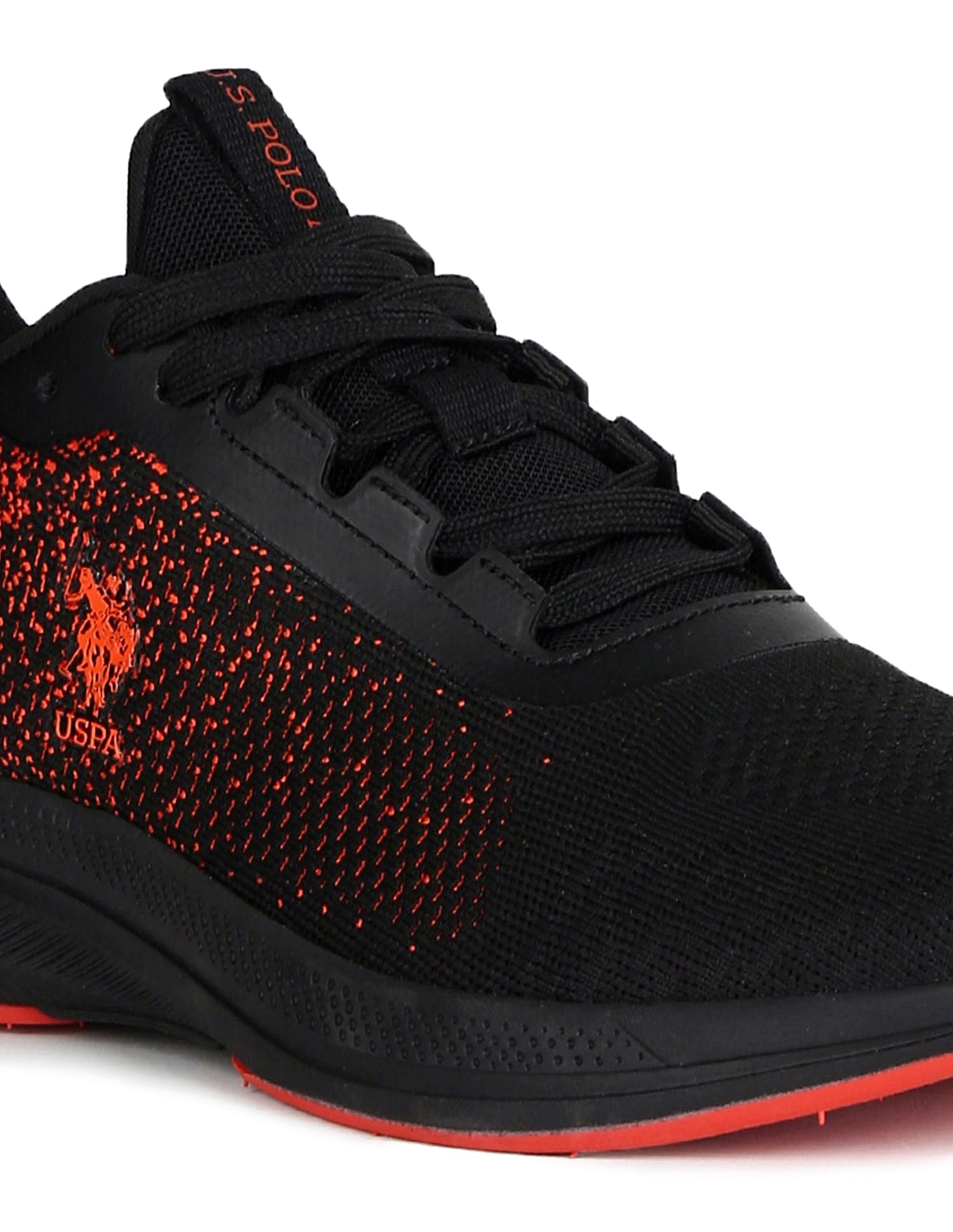 Ombre Lace Up Wanson 2.0 Sneakers Black - U.S. Polo Assn. India | Large