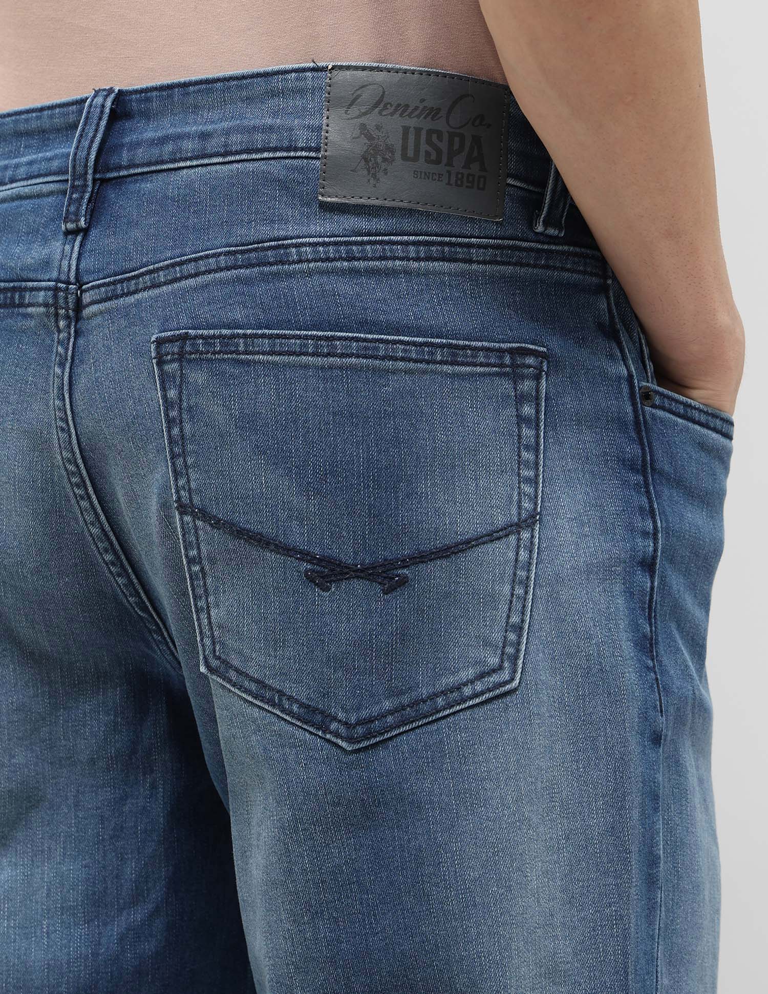Shawn Relaxed Fit Blue Jeans Indigo - U.S. Polo Assn. India | Large