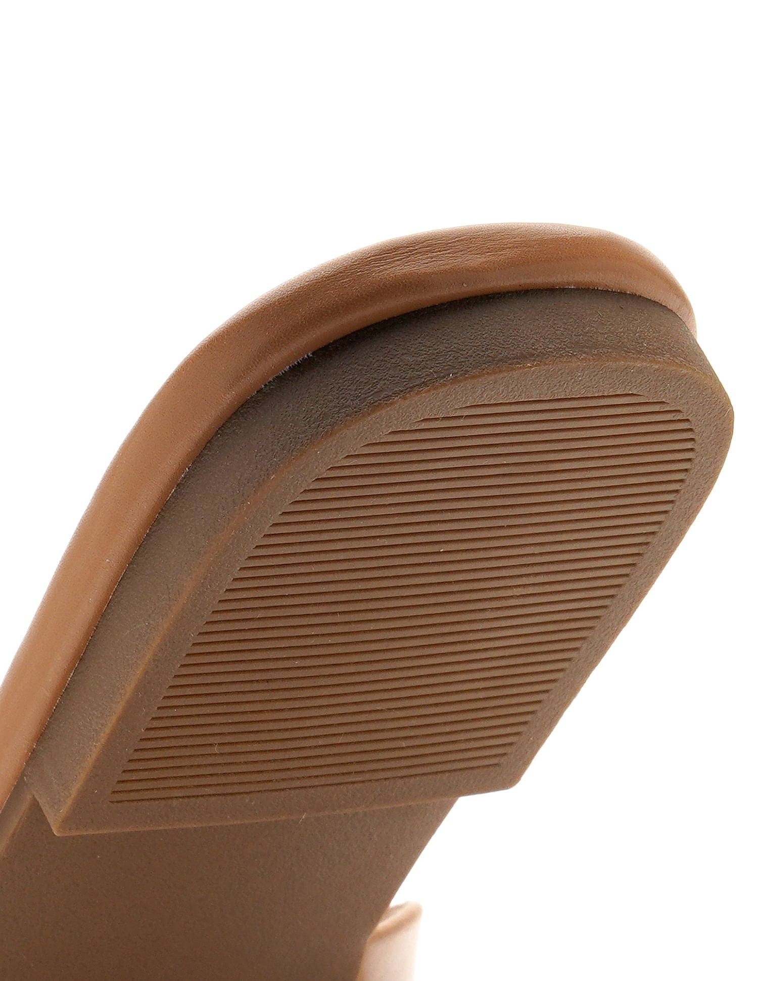 Logo Accent Vamp Strap Perla Sandals Nude - U.S. Polo Assn. India | Large