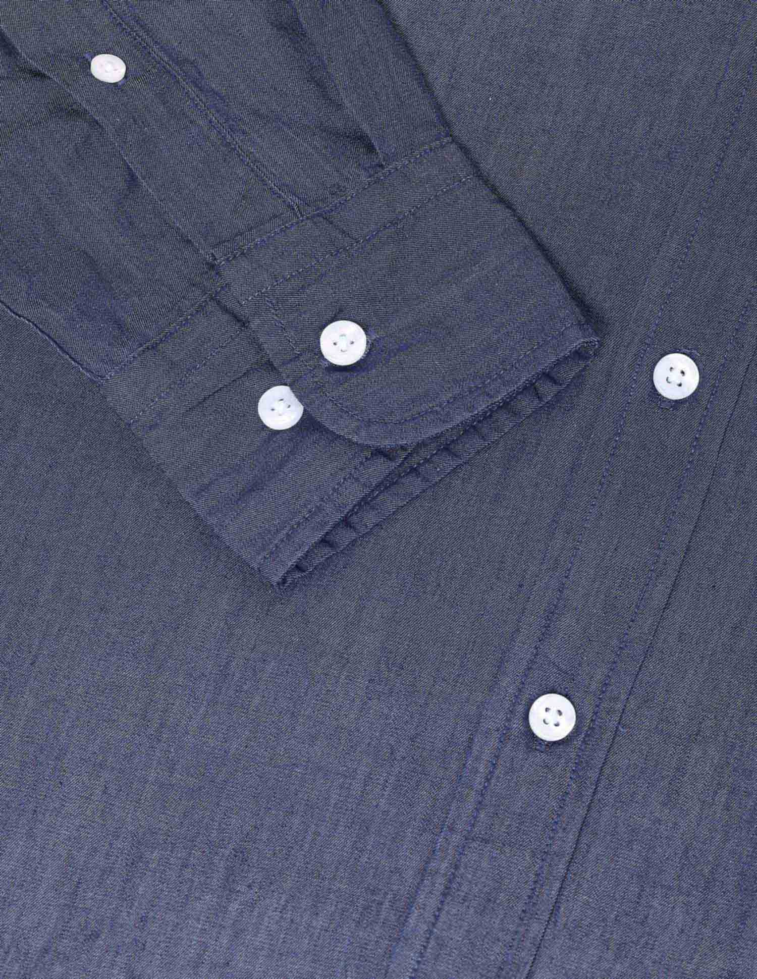 Solid Tailored Fit Shirt Indigo - U.S. Polo Assn. India | Large