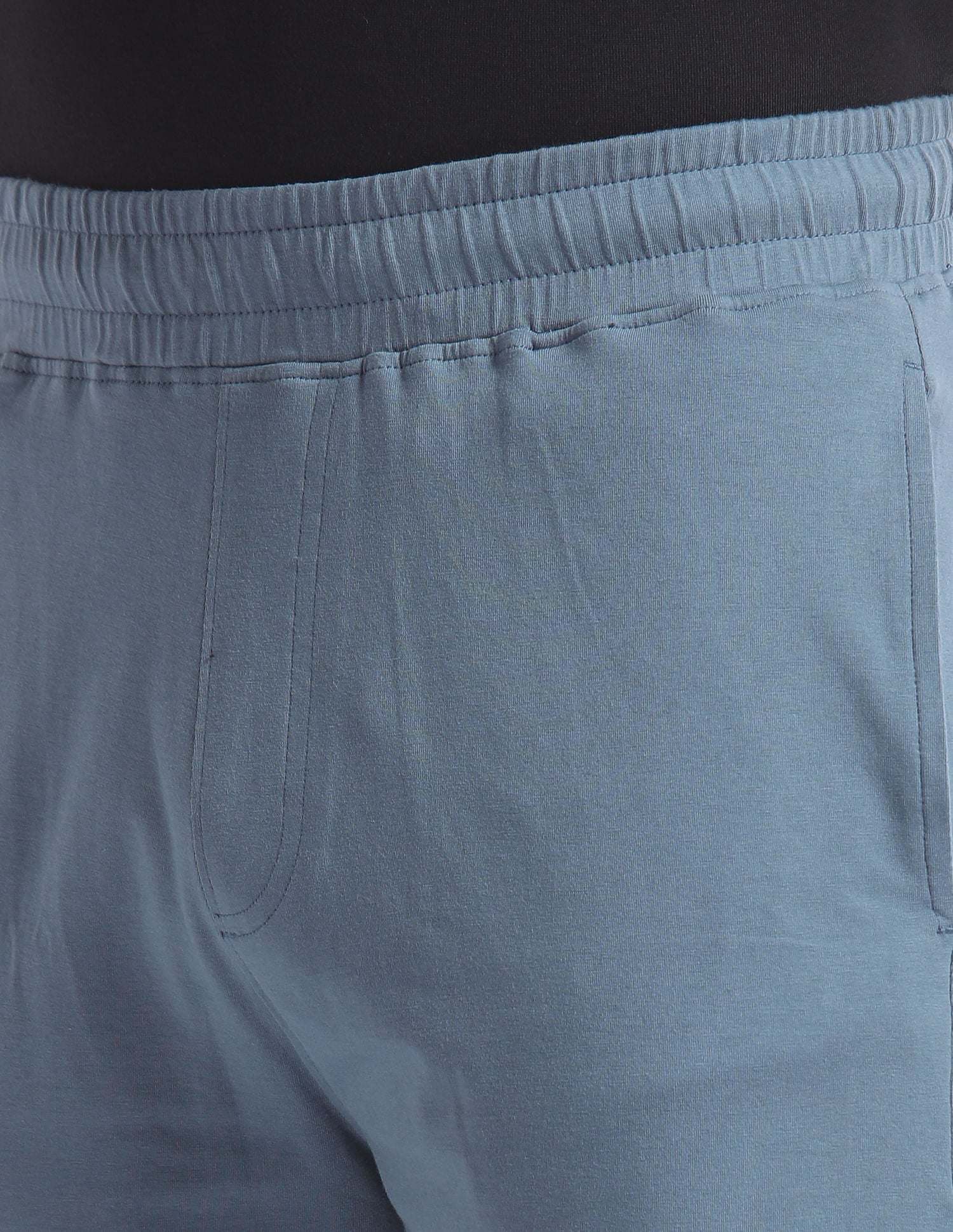 Cotton Stretch OES01 Lounge Shorts - Pack Of 1 Steel Grey - U.S. POLO ASSN. | Large