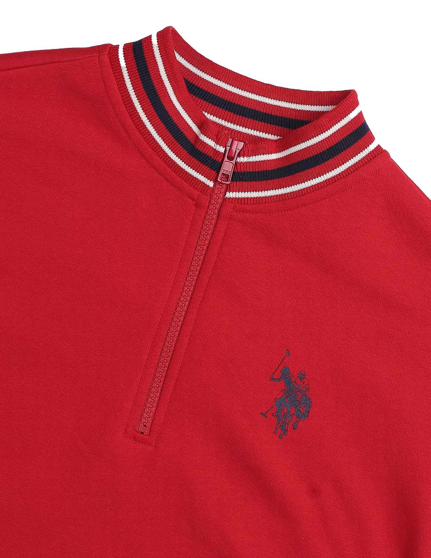 Regular Fit Brand Printed Sweatshirt Red - U.S. POLO ASSN. | Large
