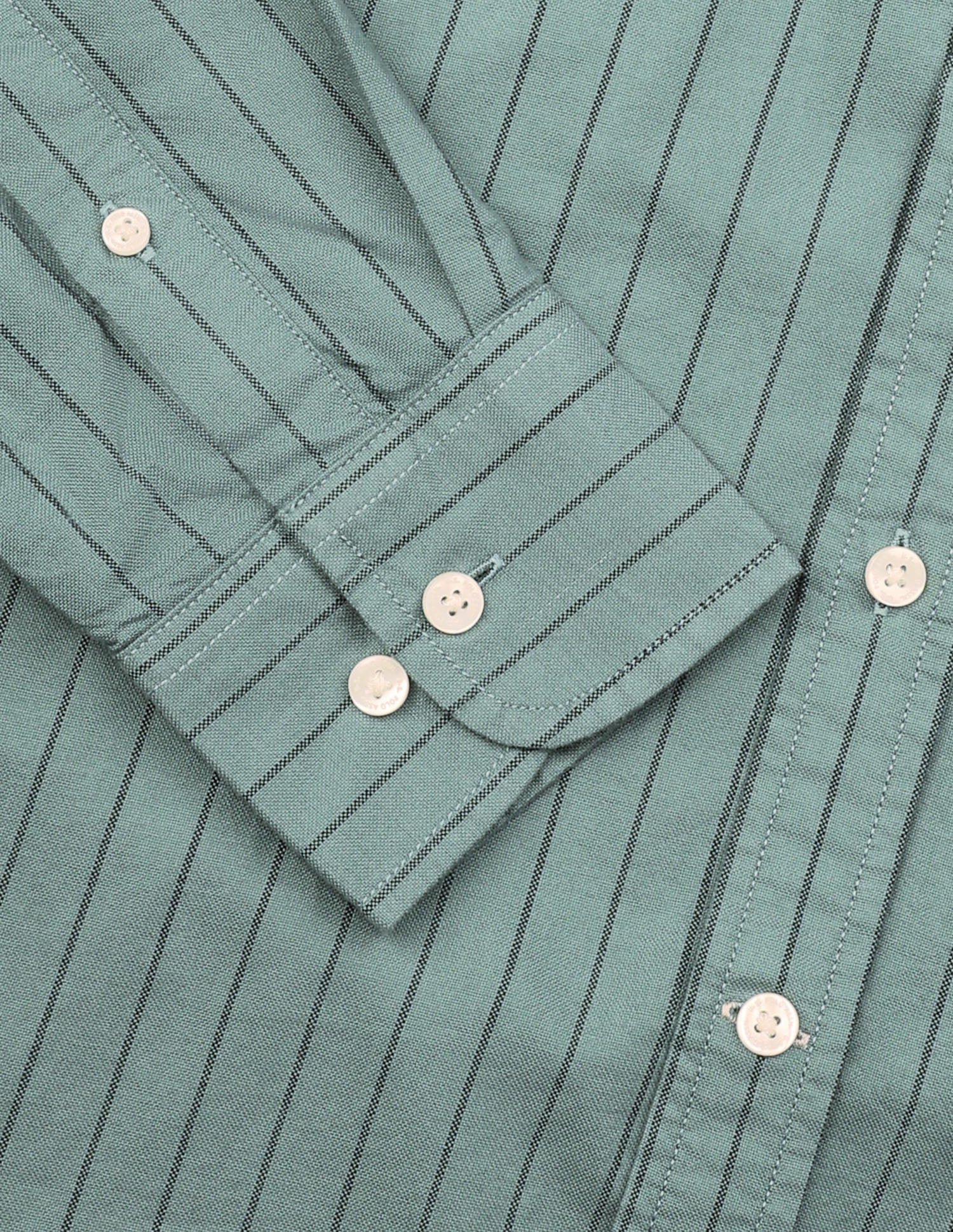 Oxford Tailored Fit Button-Down Collar Shirt Green - U.S. Polo Assn. India | Large