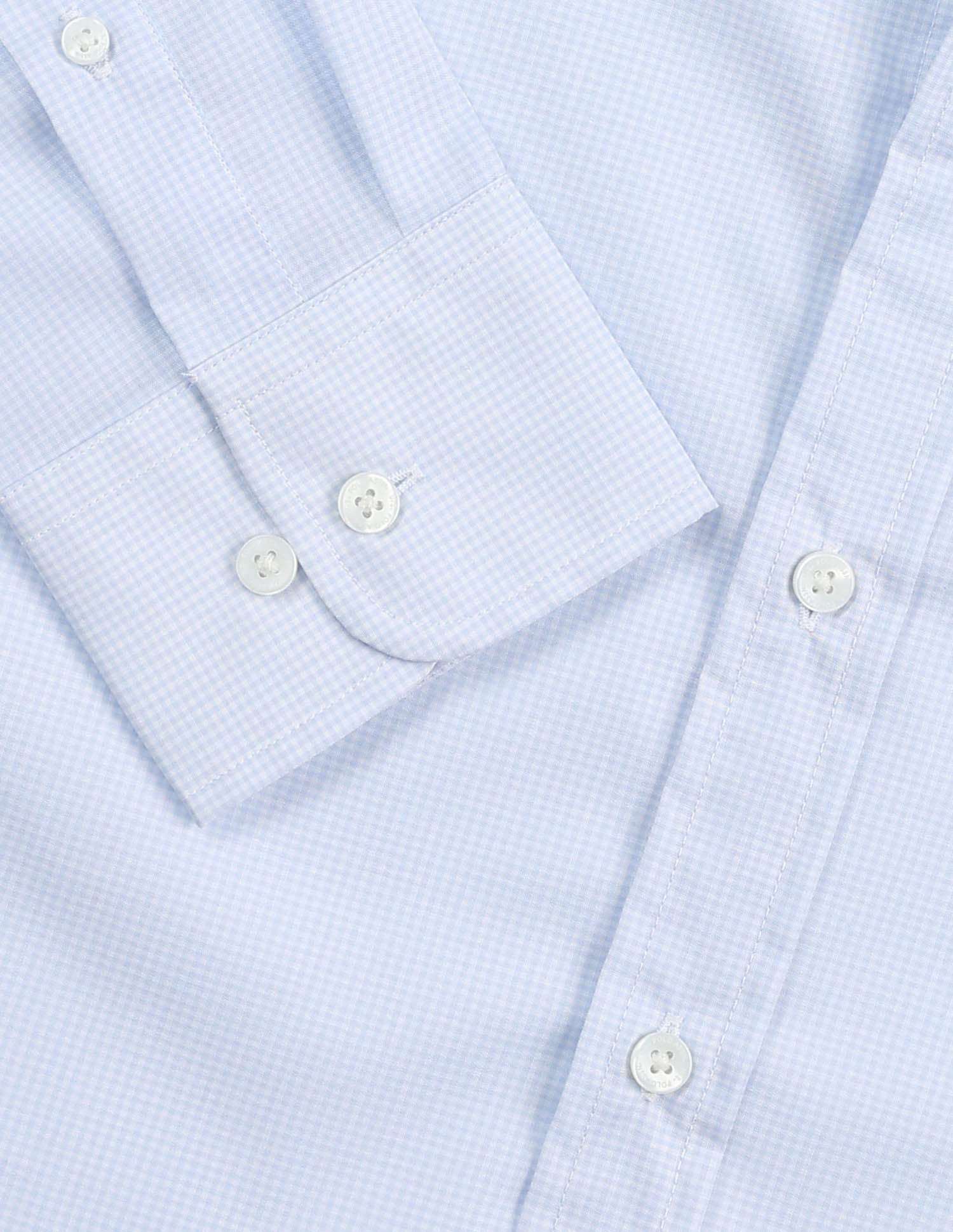 Graph Checked Tailored Fit Shirt Blue - U.S. Polo Assn. India | Large