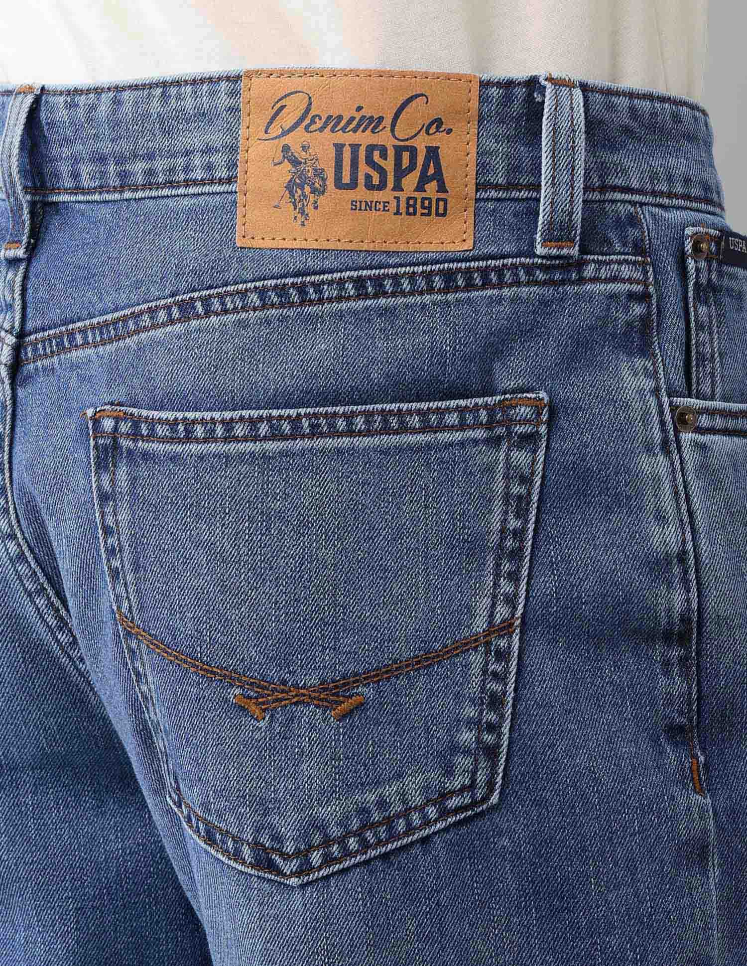 Vintage Shawn Relaxed Fit Blue Jeans Blue - U.S. Polo Assn. India | Large