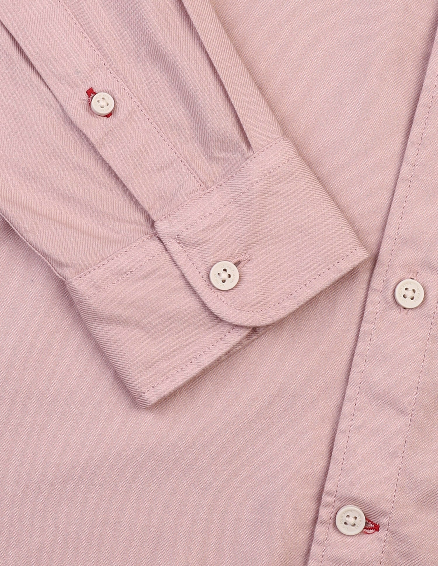 Twill Solid Shirt Pink - U.S. Polo Assn. India | Large