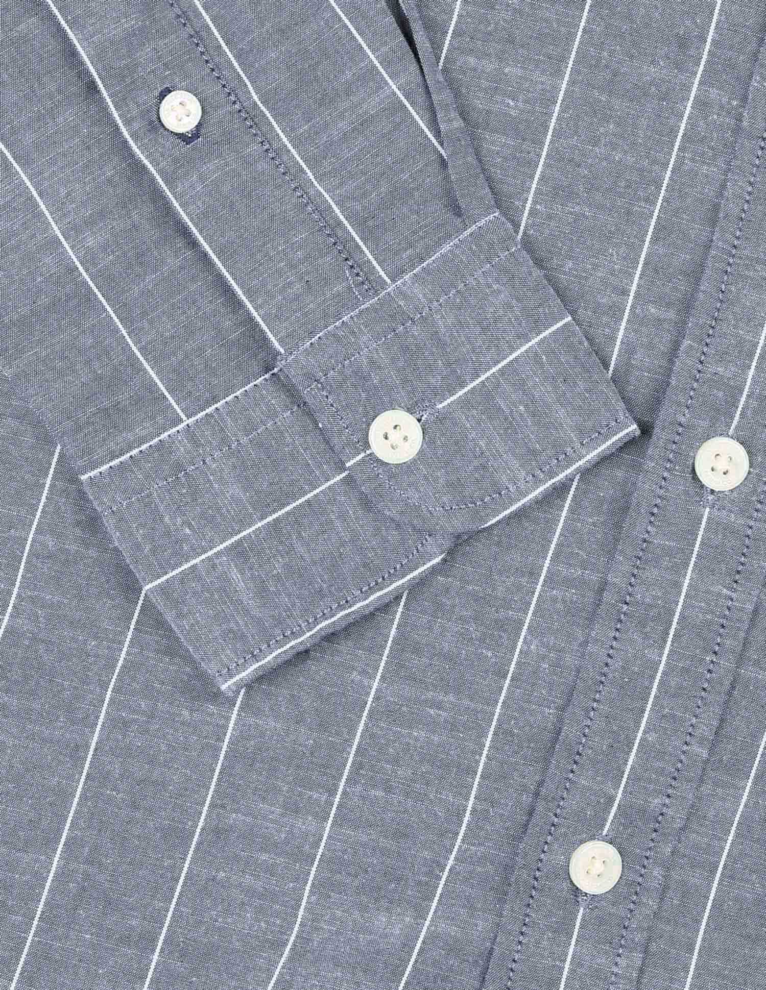 Vertical Striped Regular Fit Shirt Navy - U.S. POLO ASSN. | Large