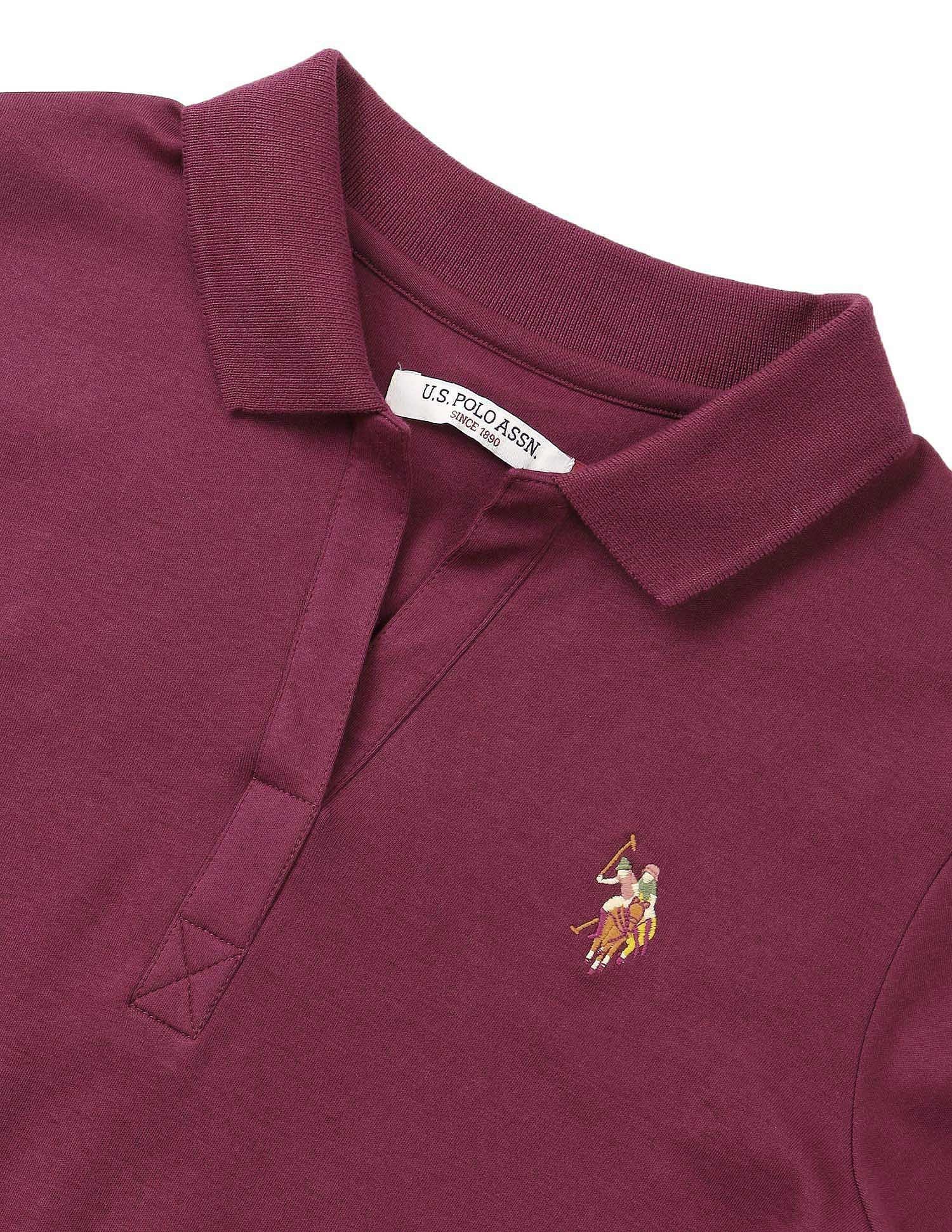 Regular Fit Polo Shirt Wine - U.S. POLO ASSN. | Large