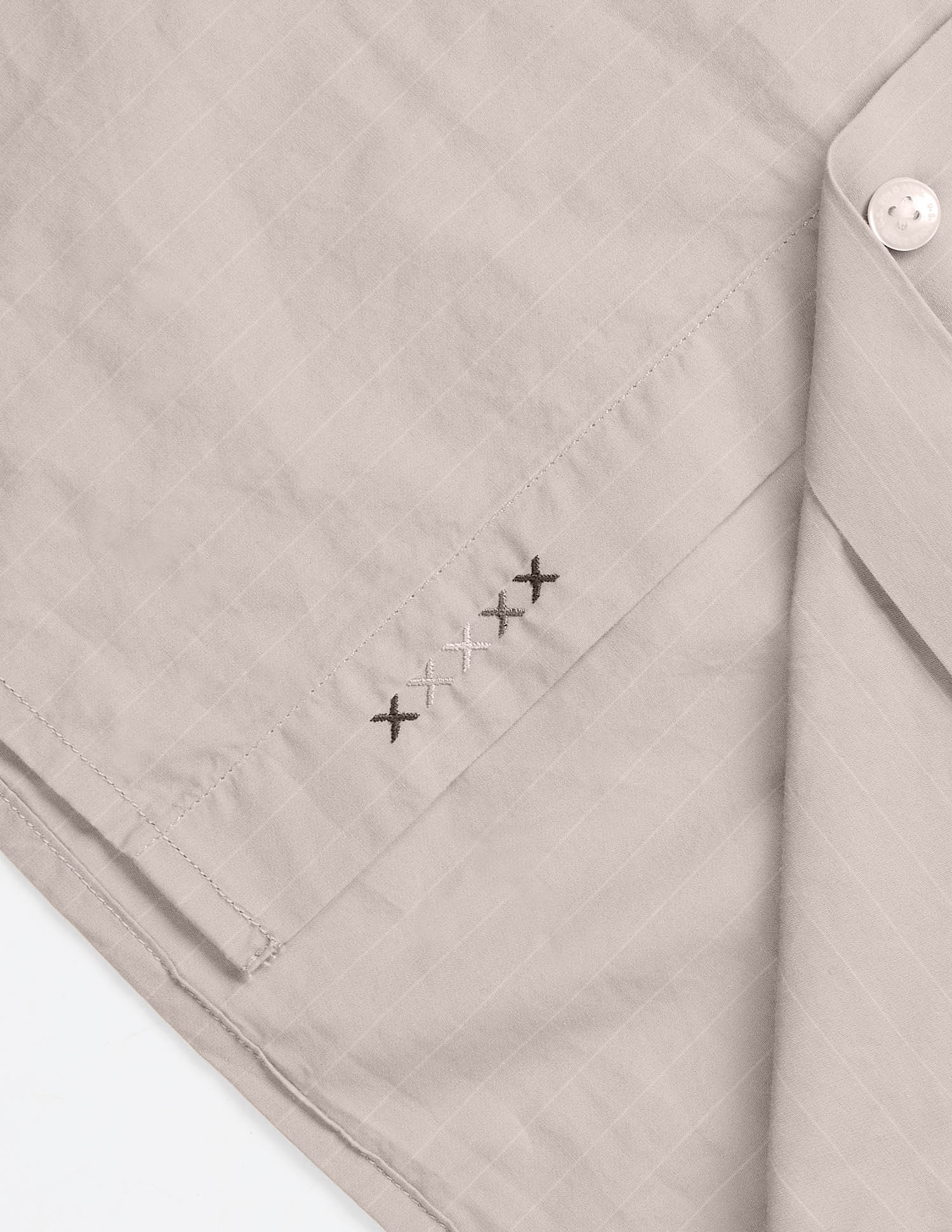 Pacho X Vertical Striped Tailored Fit Shirt Grey - U.S. POLO ASSN. | Large