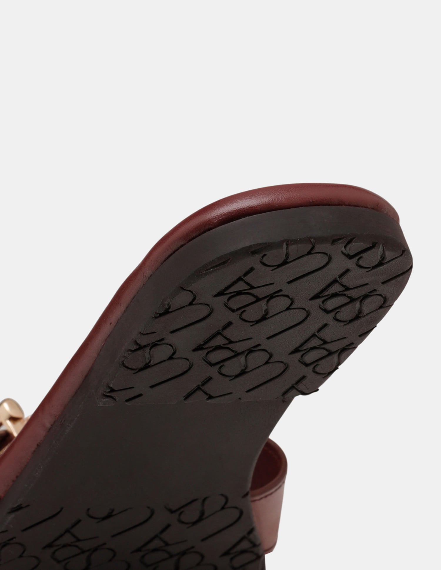 Women Dahye Textured Sole Cross Strap Sandals Burgundy - U.S. Polo Assn. India | Large