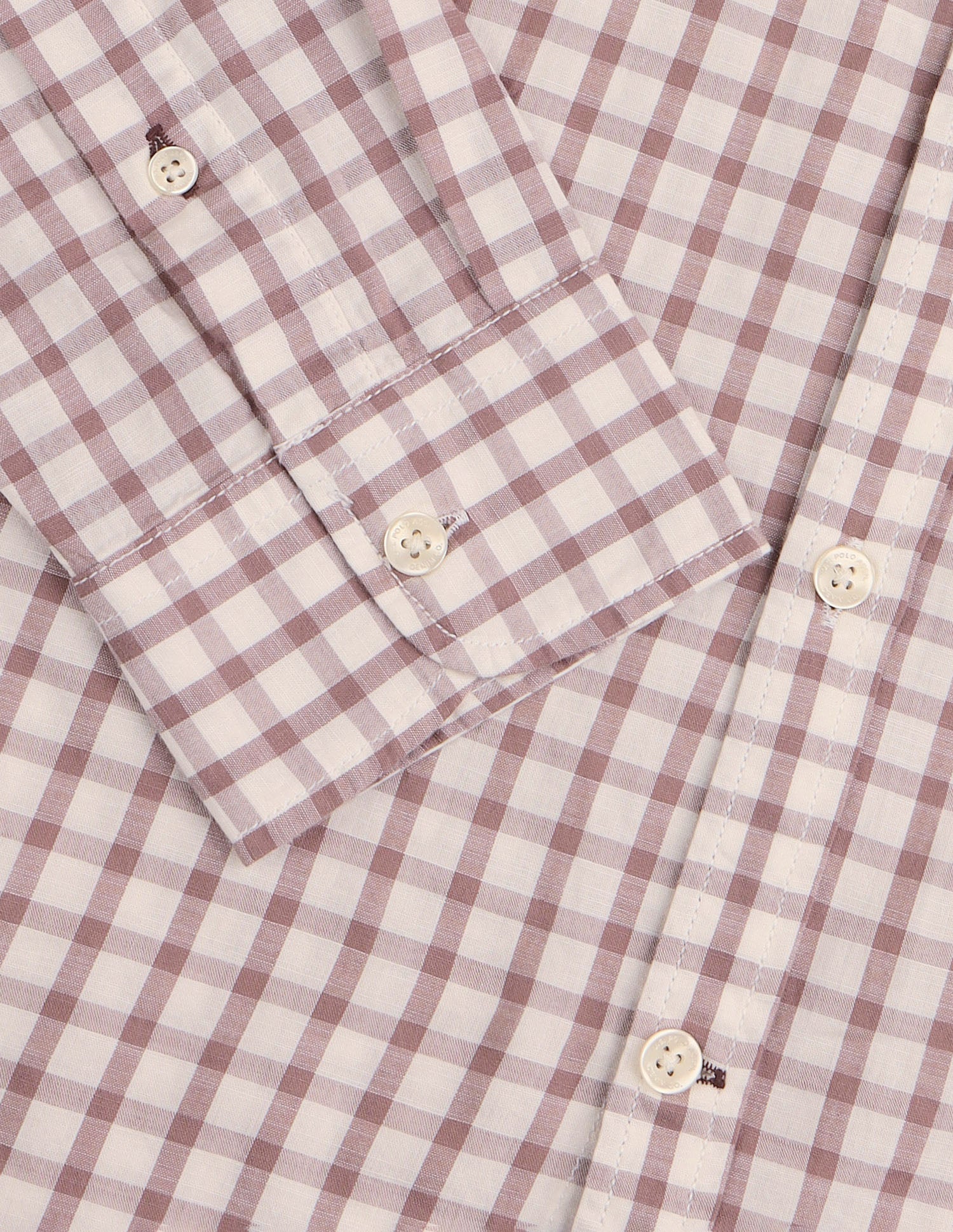 Grid Tattersall Checked Regular Fit Shirt Light Pink - U.S. Polo Assn. India | Large