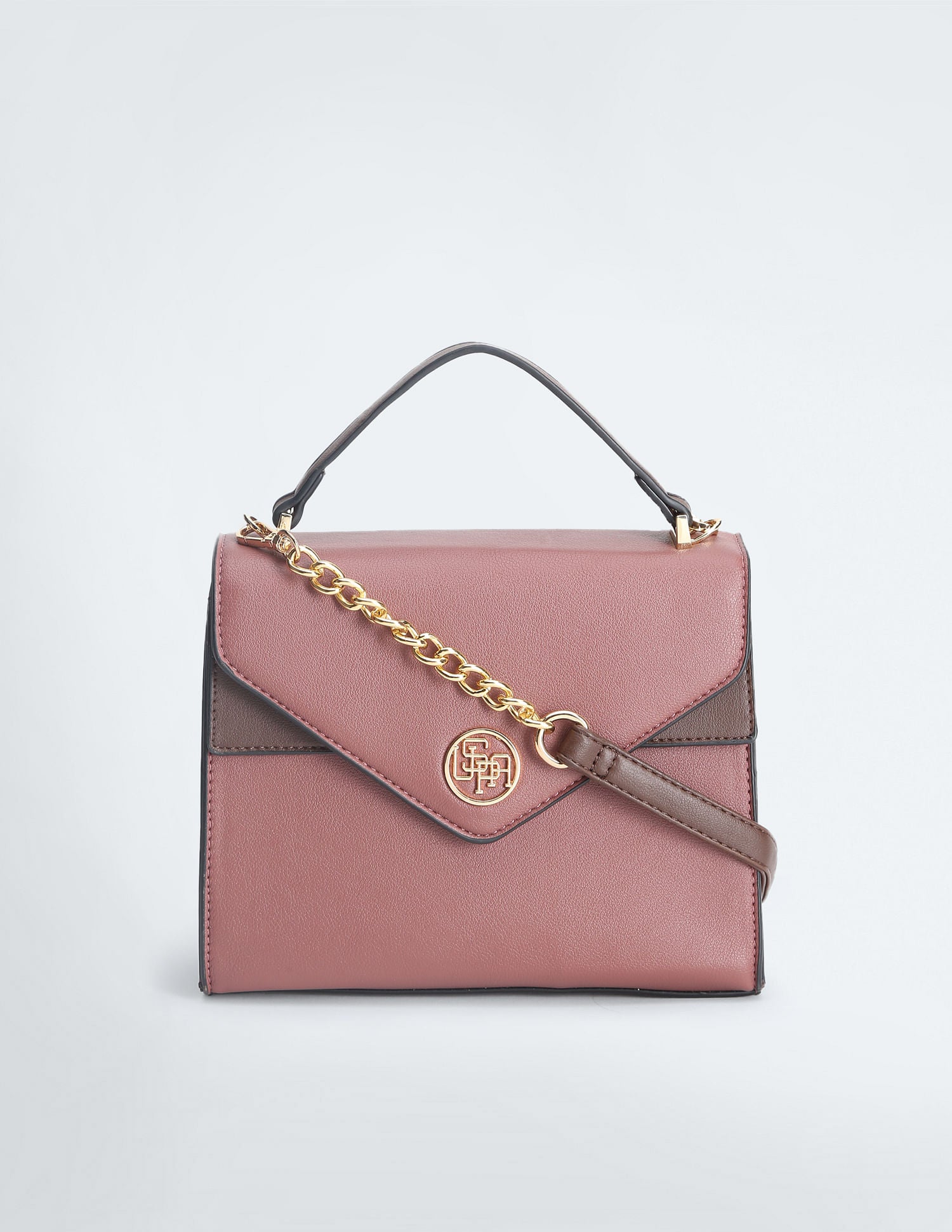 Colour Block Monogram Sling Bag Mauve - U.S. POLO ASSN. | Large