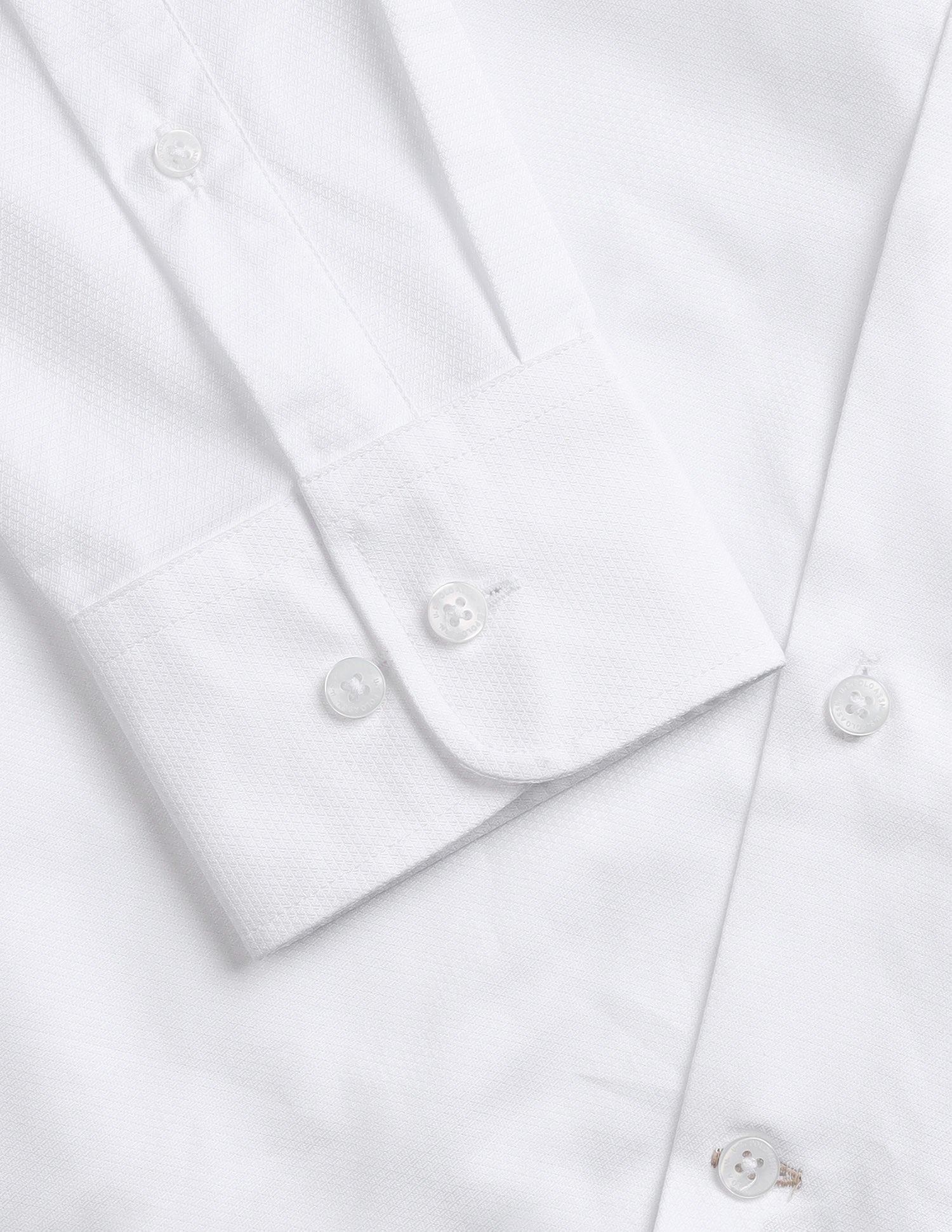 Textured Regular Fit Shirt White - U.S. Polo Assn. India | Large