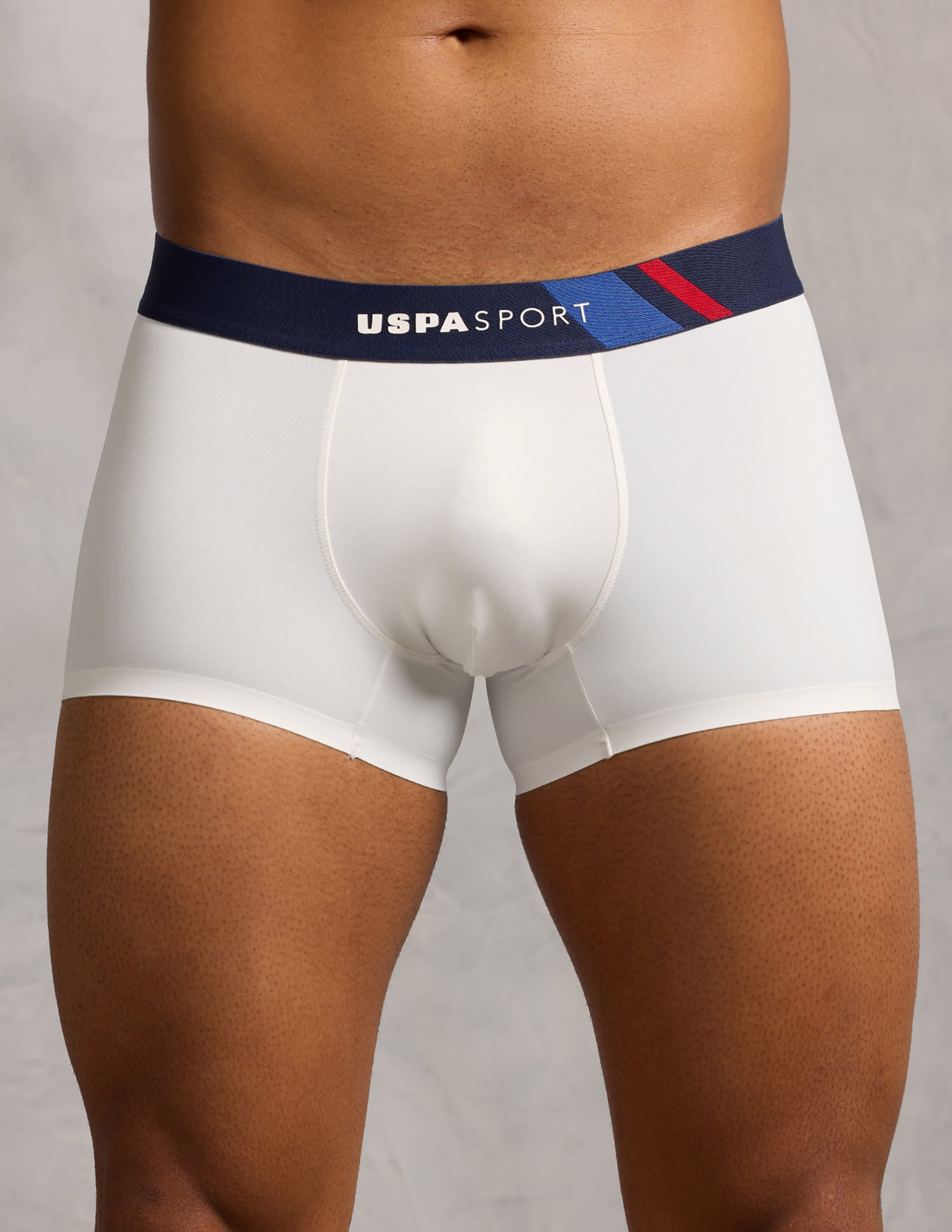 Micro Fibre High Stretch Trunk White - U.S. Polo Assn. India | Large