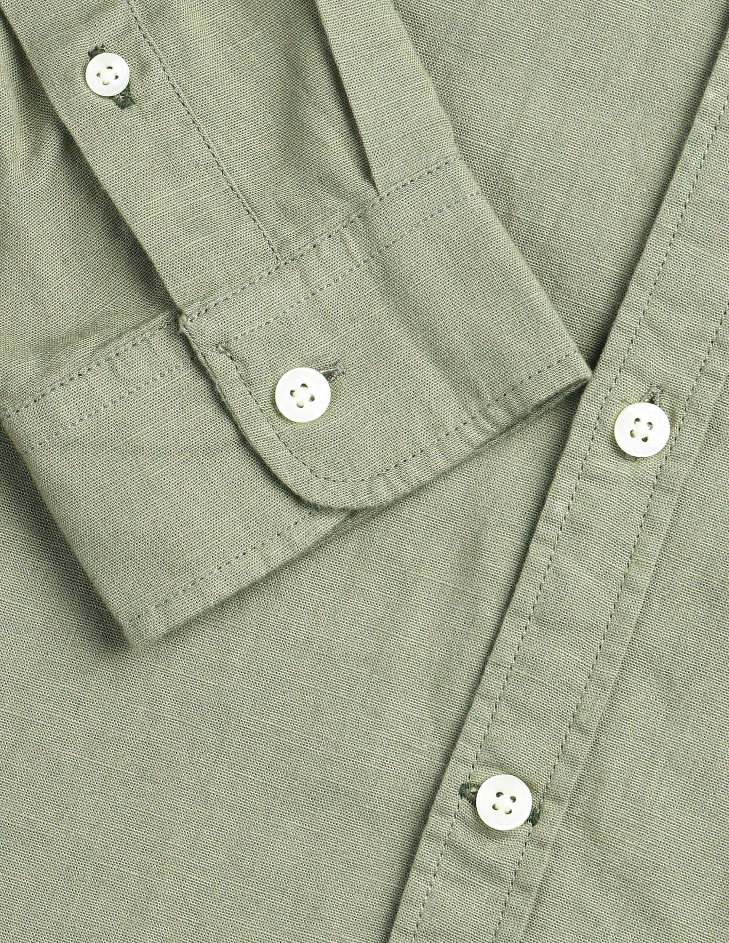 Solid Regular Fit Shirt Light Olive - U.S. Polo Assn. India | Large