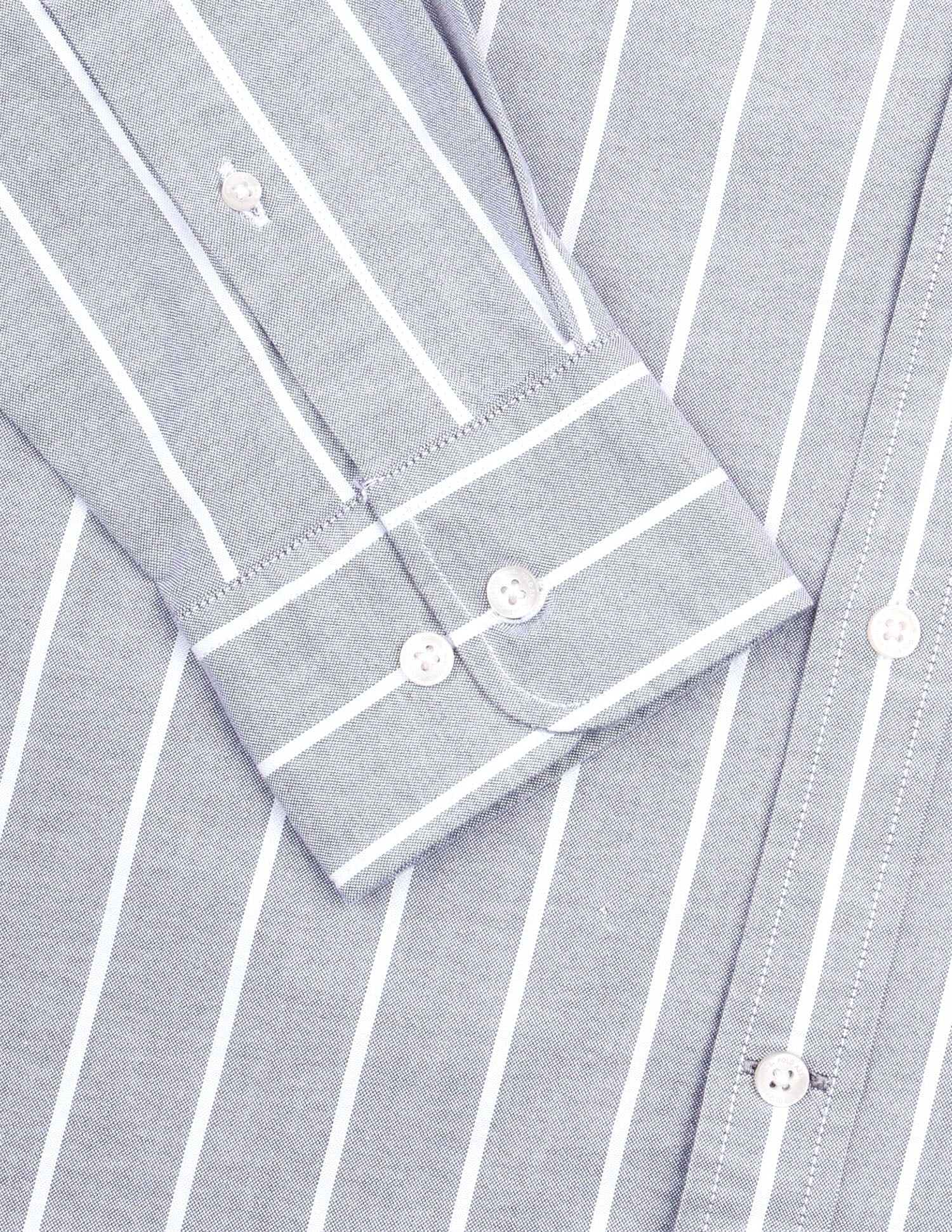 Oxford Tailored Fit Shirt Grey - U.S. Polo Assn. India | Large