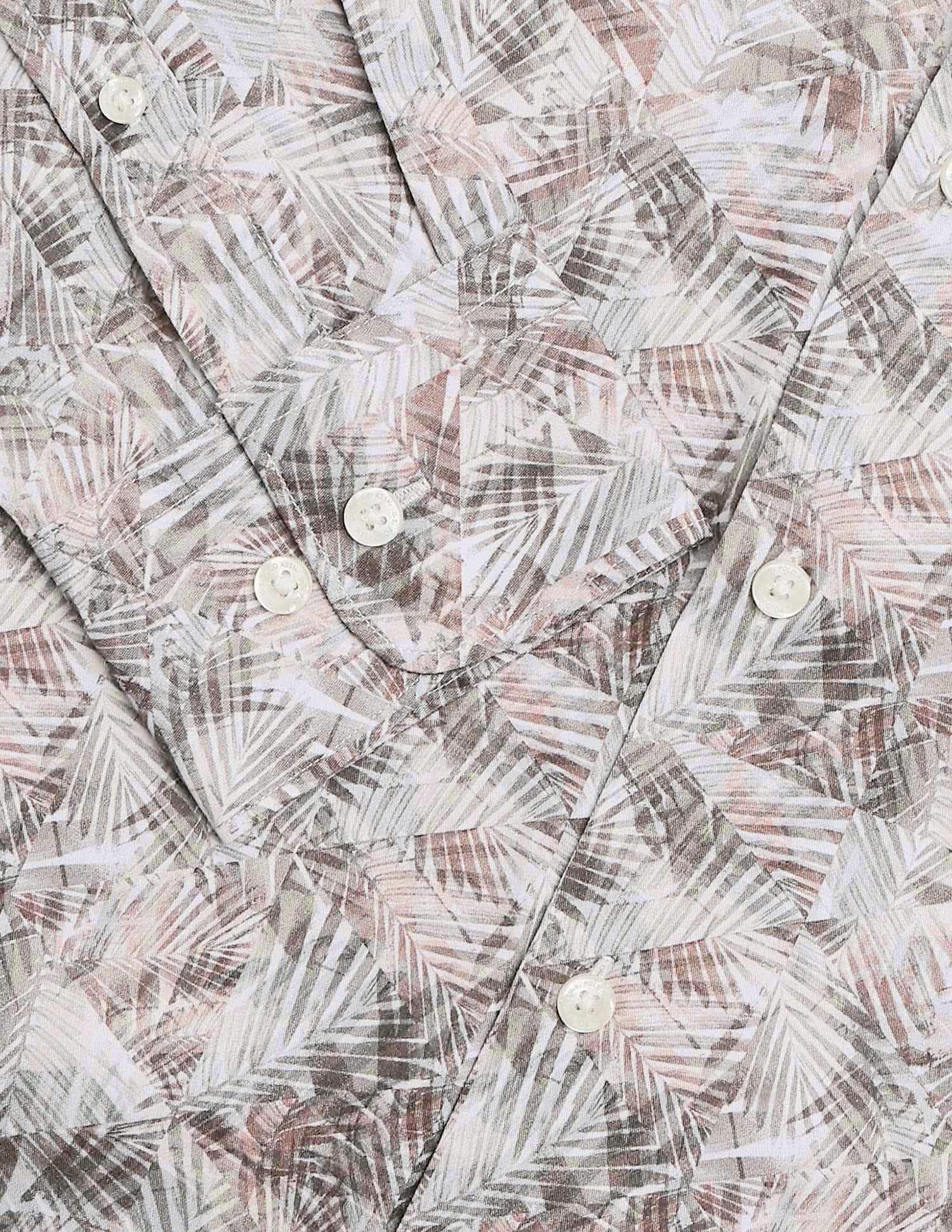 Satin Tailored Fit Shirt Green - U.S. POLO ASSN. | Large