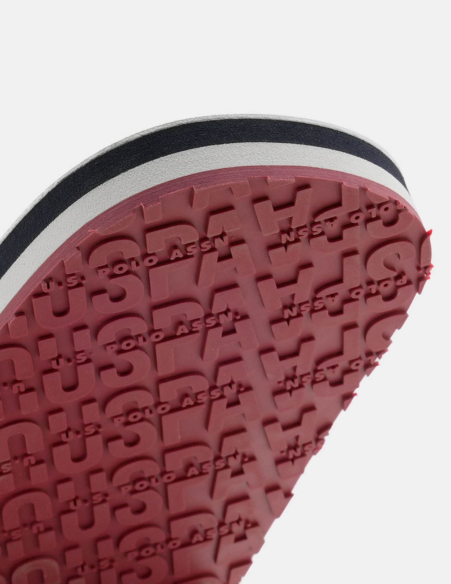 Men Nesta Striped Flip Flops White - U.S. POLO ASSN. | Large