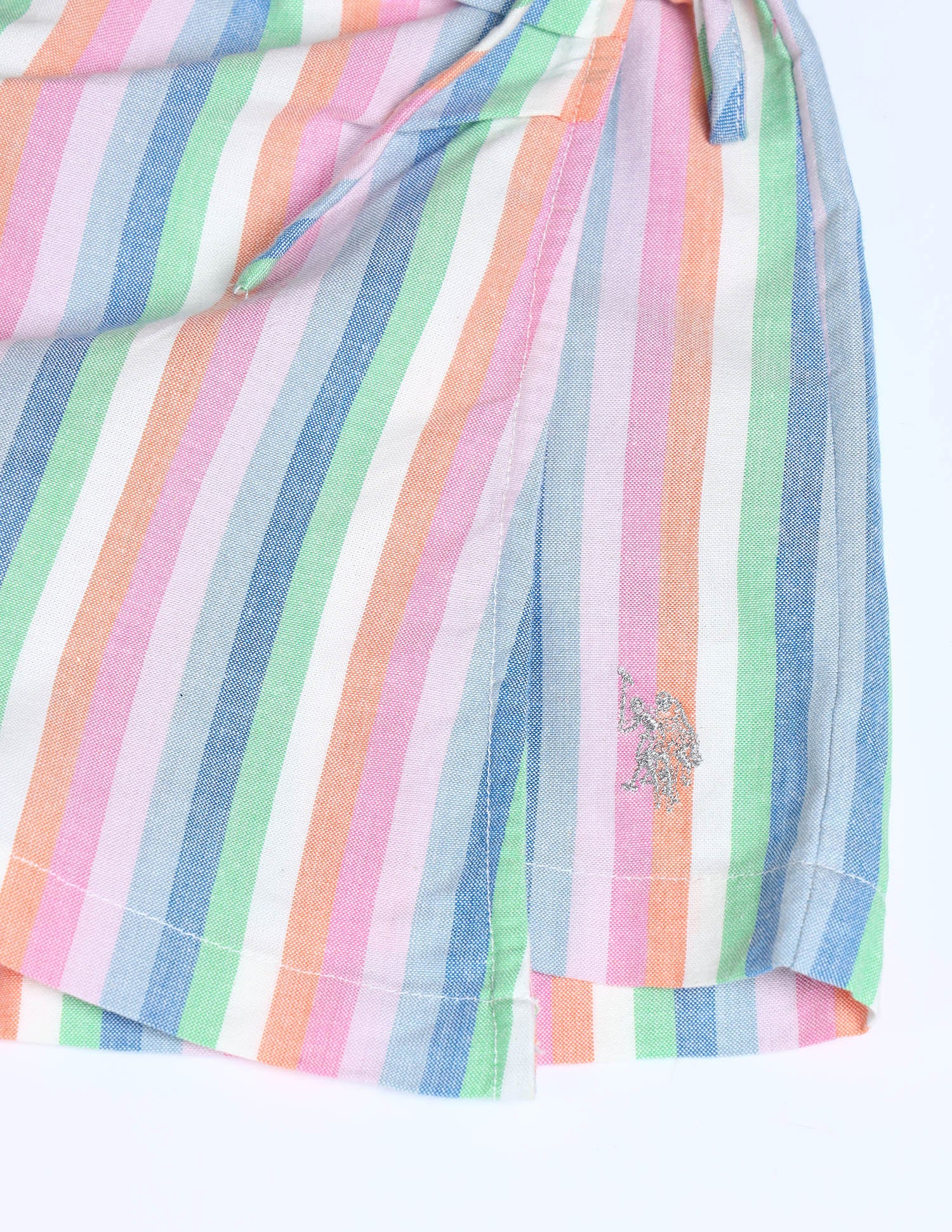Girls Striped Wrap Skirt Multi - U.S. POLO ASSN. | Large