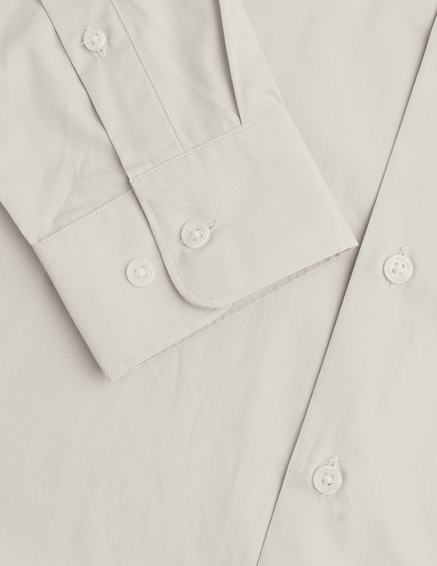 Poplin Tailored Fit Shirt Ivory - U.S. POLO ASSN. | Large