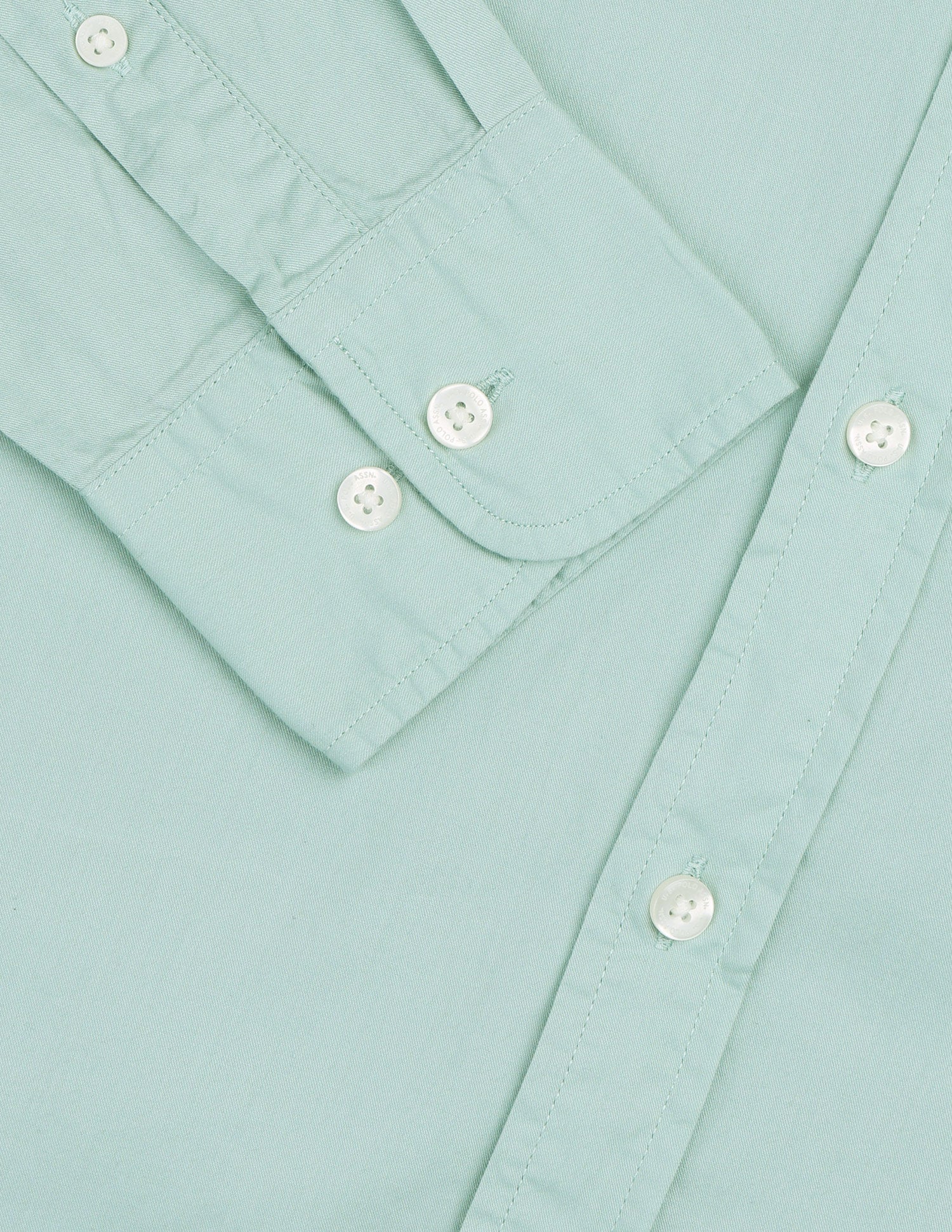 Twill Solid Shirt Mint - U.S. Polo Assn. India | Large