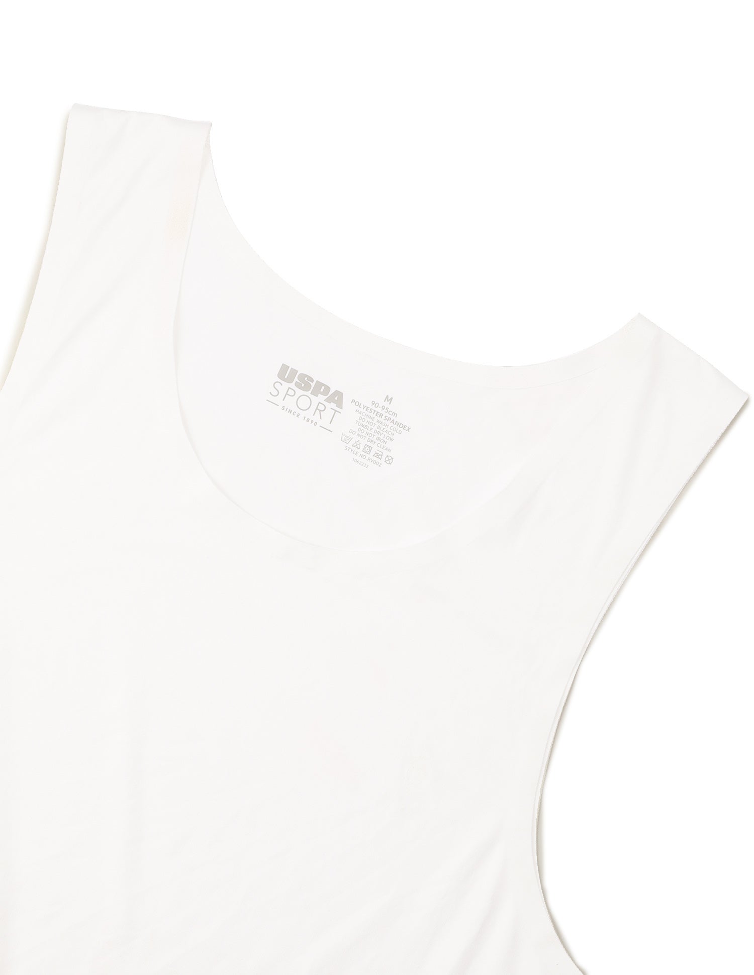 Essential Sports RV002 Seamless Vest White - U.S. Polo Assn. India | Large