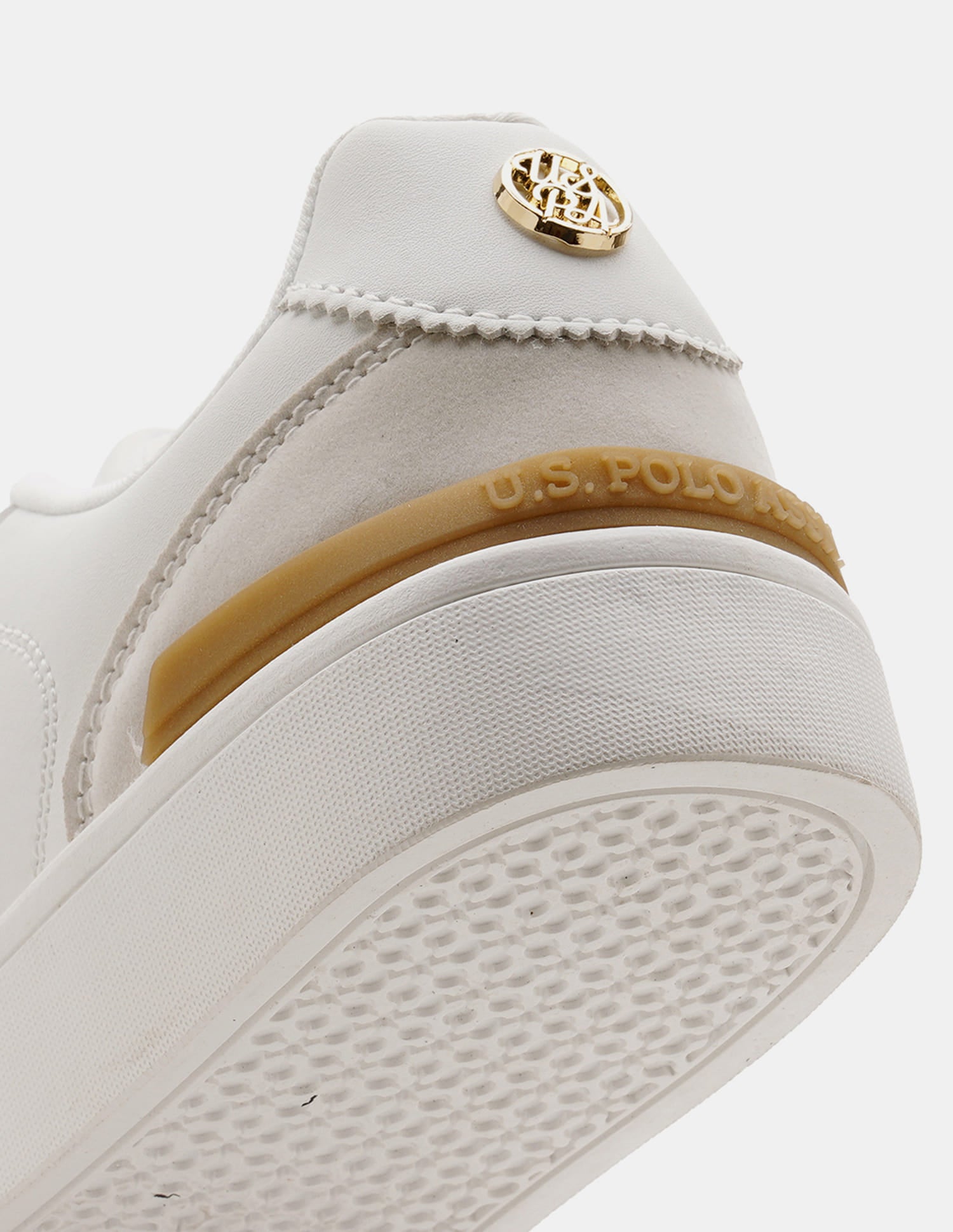 Women Ingrid 2.0 Colour Blocked Sneakers Off White - U.S. Polo Assn. India | Large