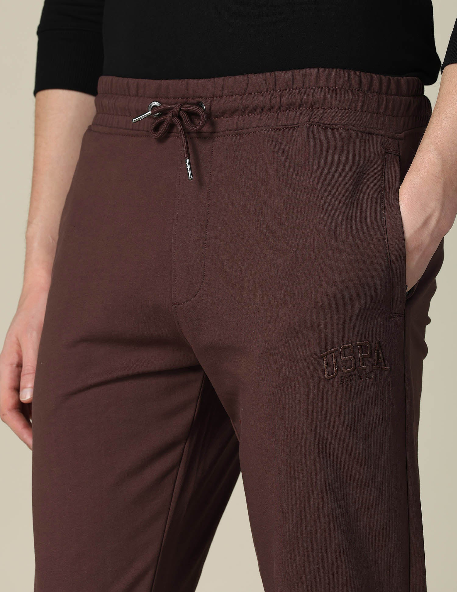 Mid Rise Regular Fit Track Pants Choco - U.S. POLO ASSN. | Large