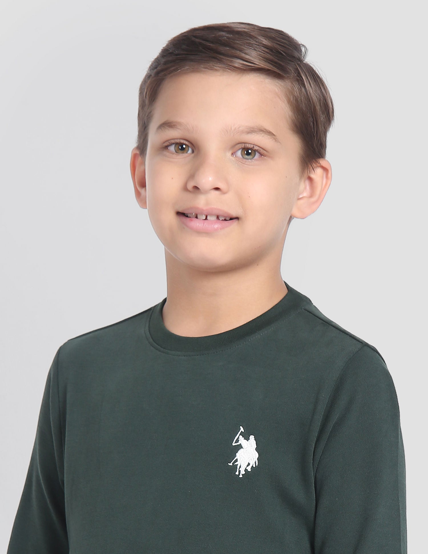 Cotton OKE01 Lounge T-Shirt - Pack Of 1 Dark Green - U.S. POLO ASSN. | Large