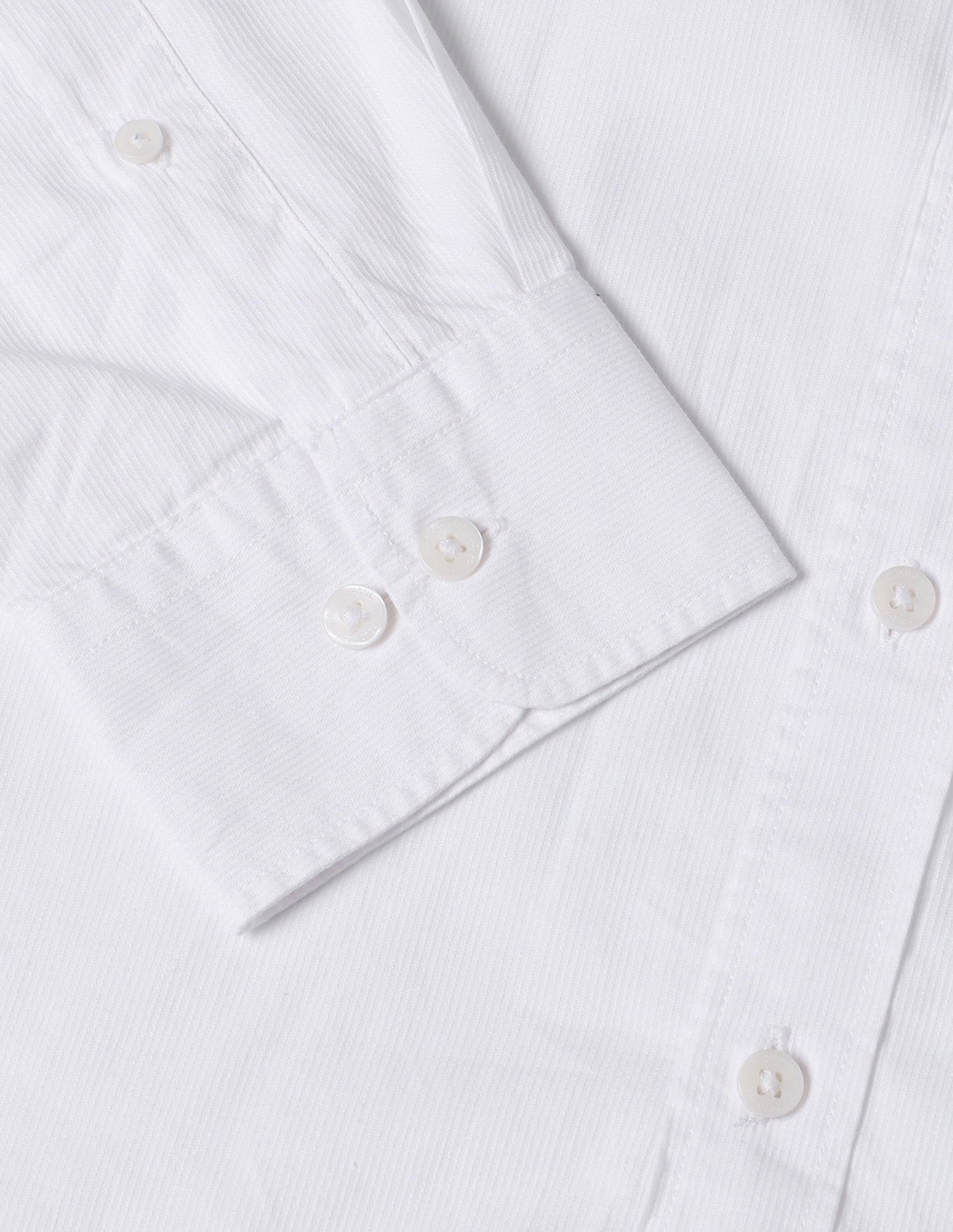 Dobby Tailored Fit Shirt White - U.S. Polo Assn. India | Large