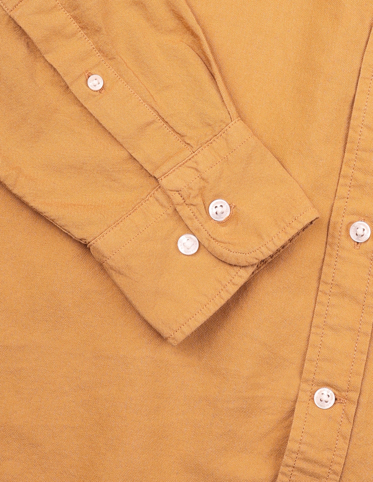 Oxford Tailored Fit Button-Down Collar Shirt Mustard - U.S. Polo Assn. India | Large